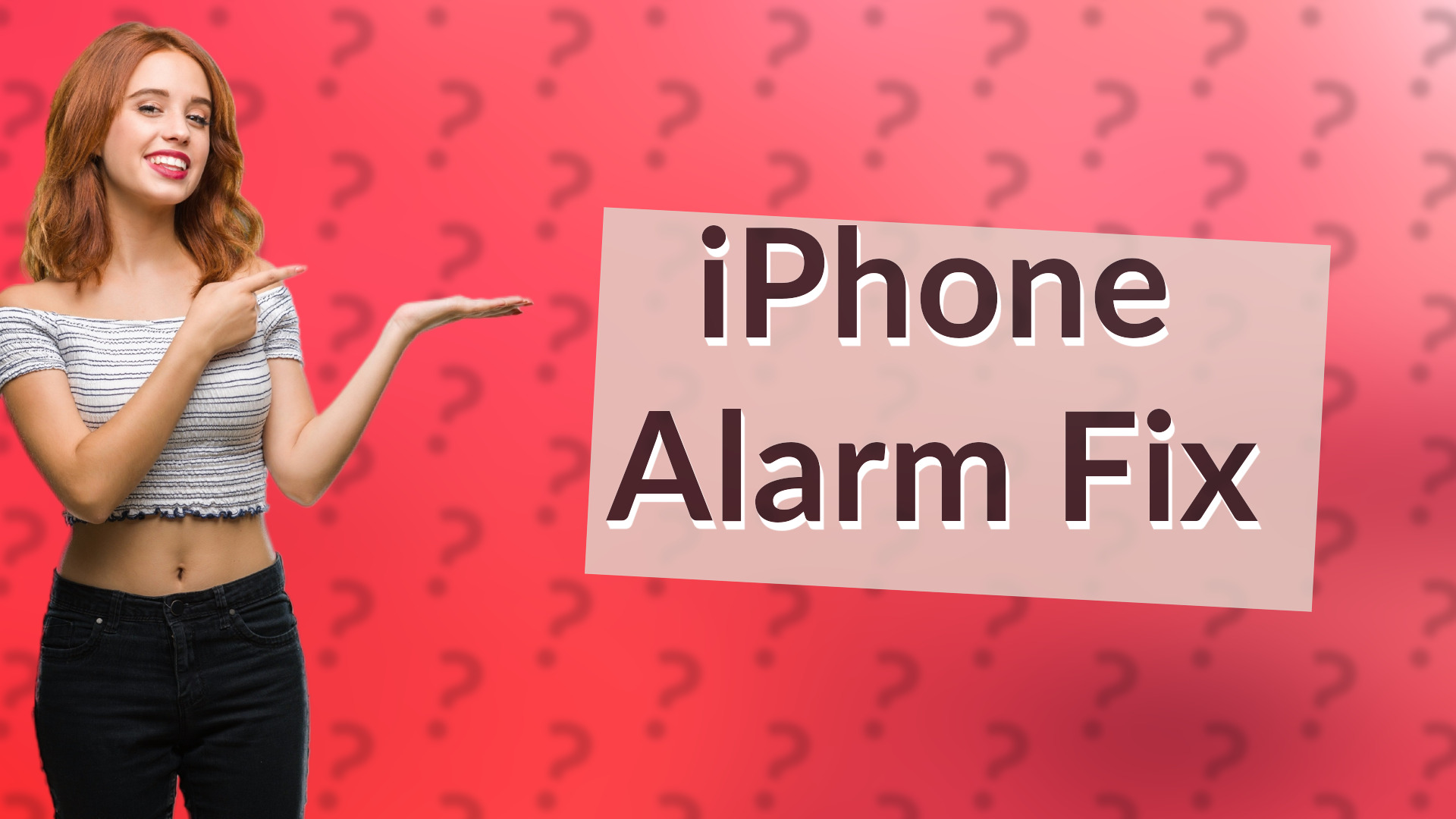 iPhone Alarm Fix