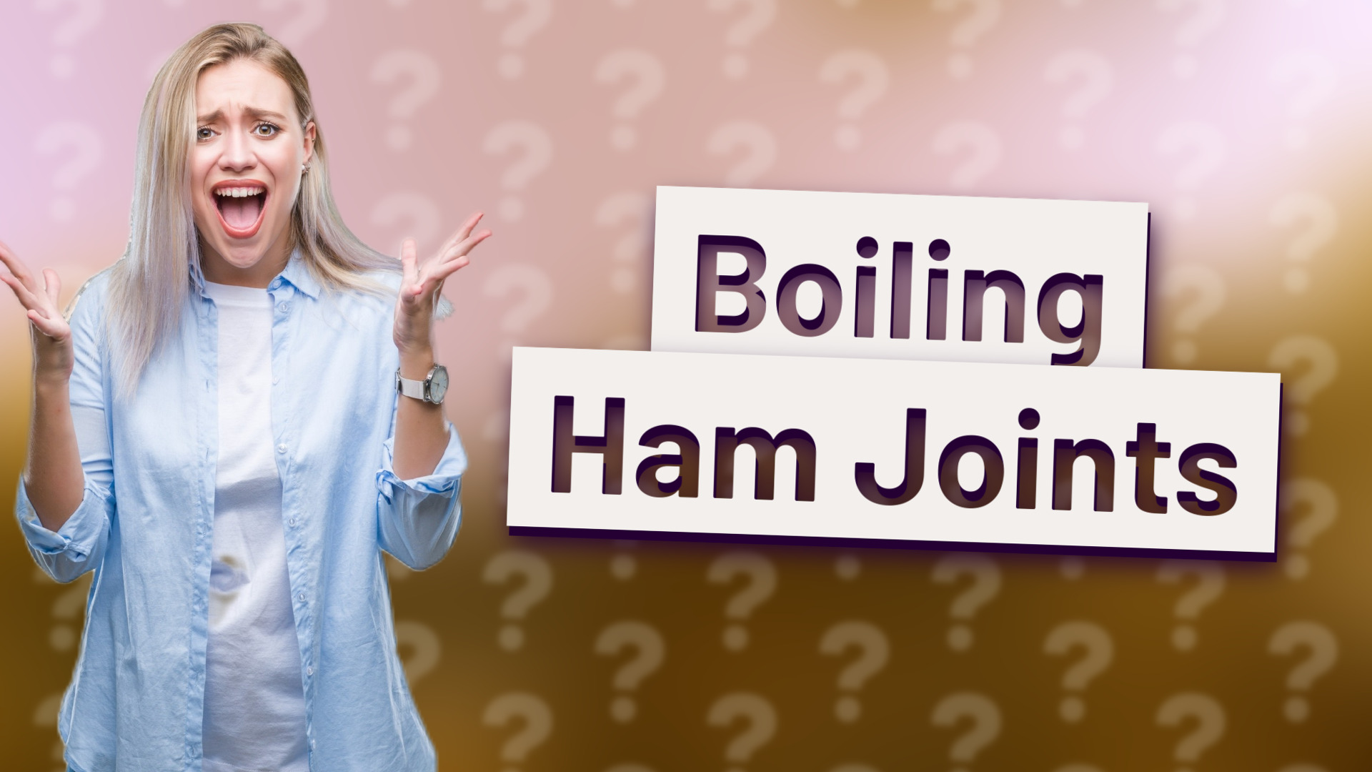 Boiling Ham Joints