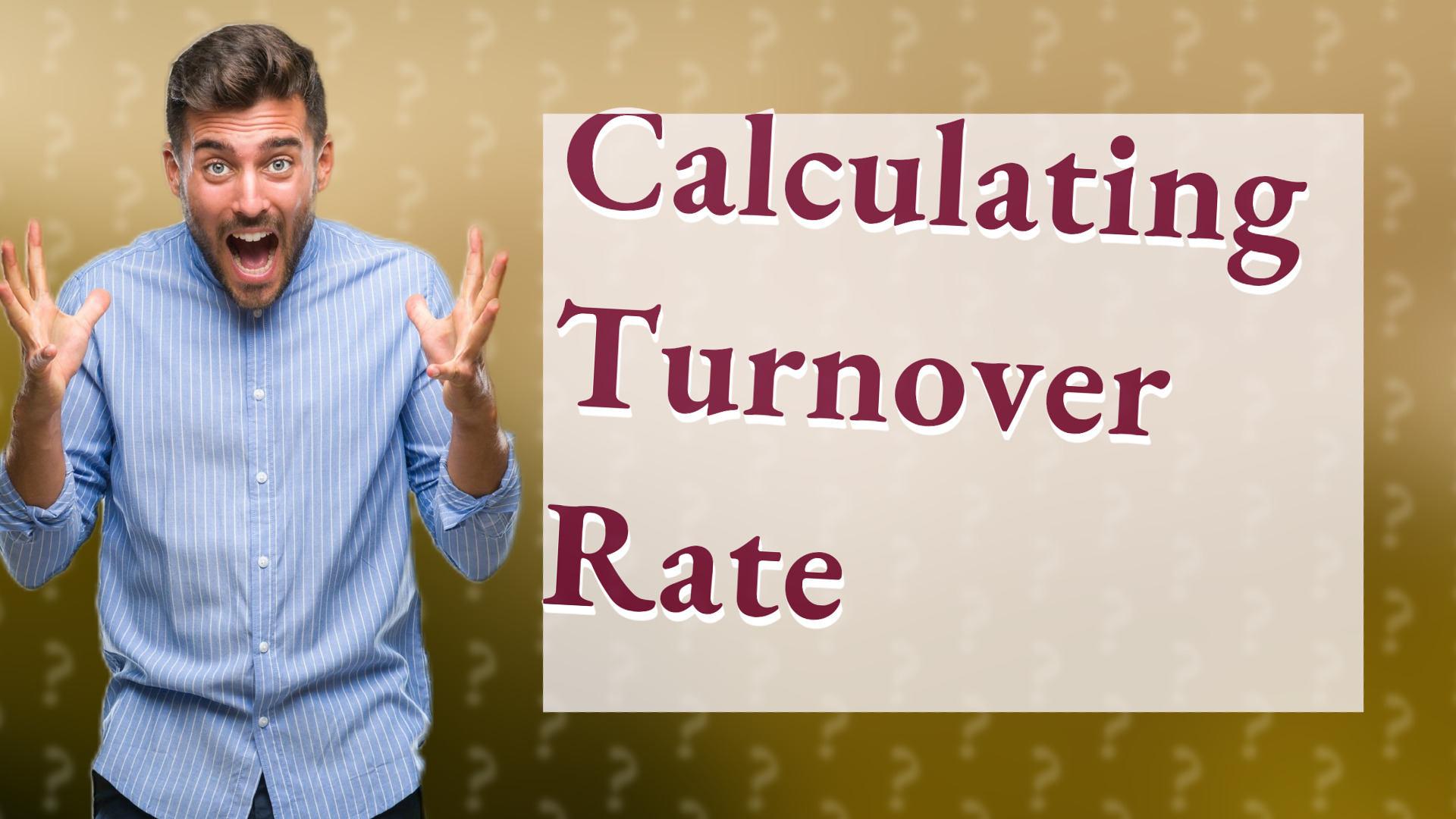 Calculating Turnover Rate