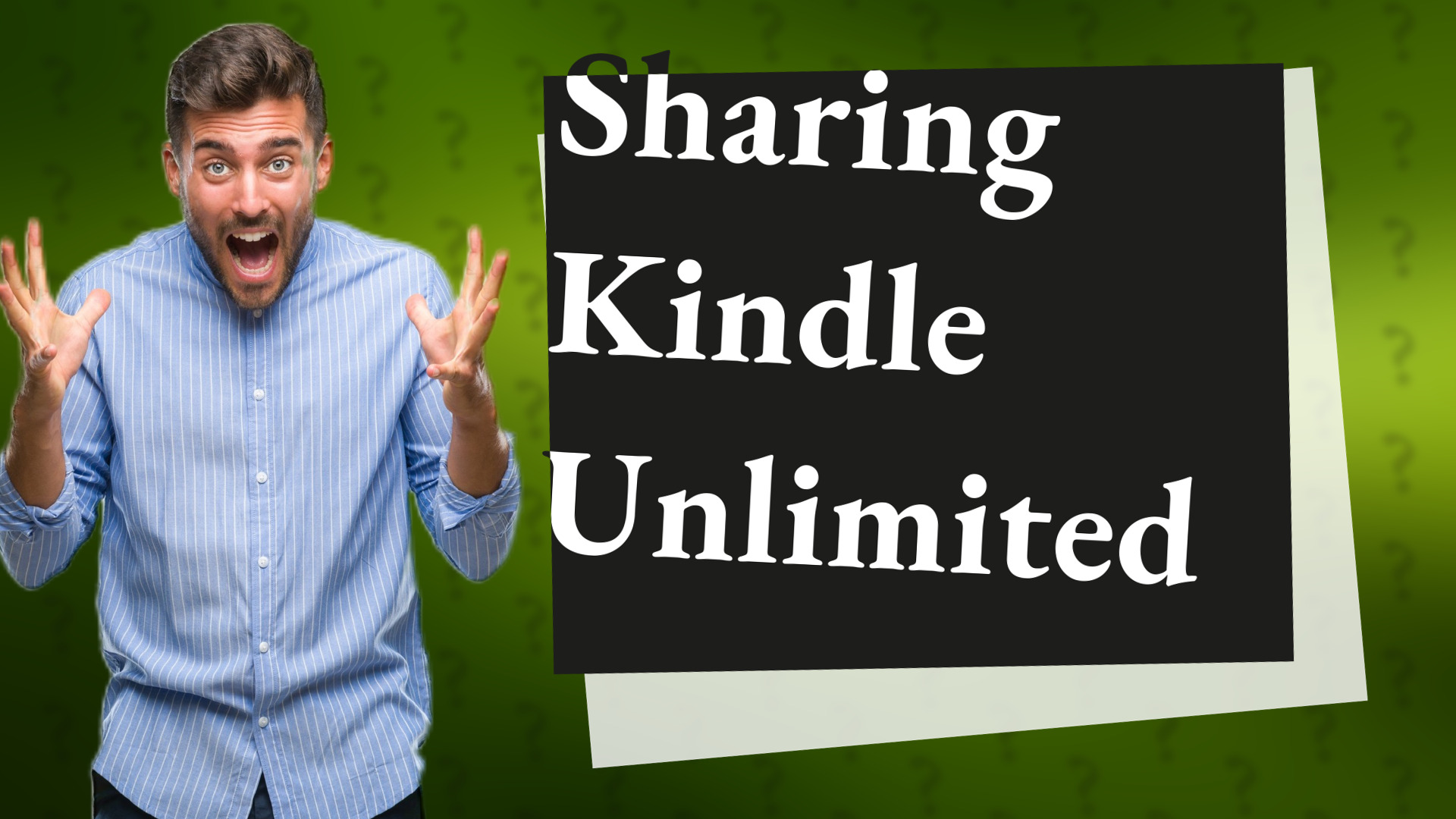 Sharing Kindle Unlimited