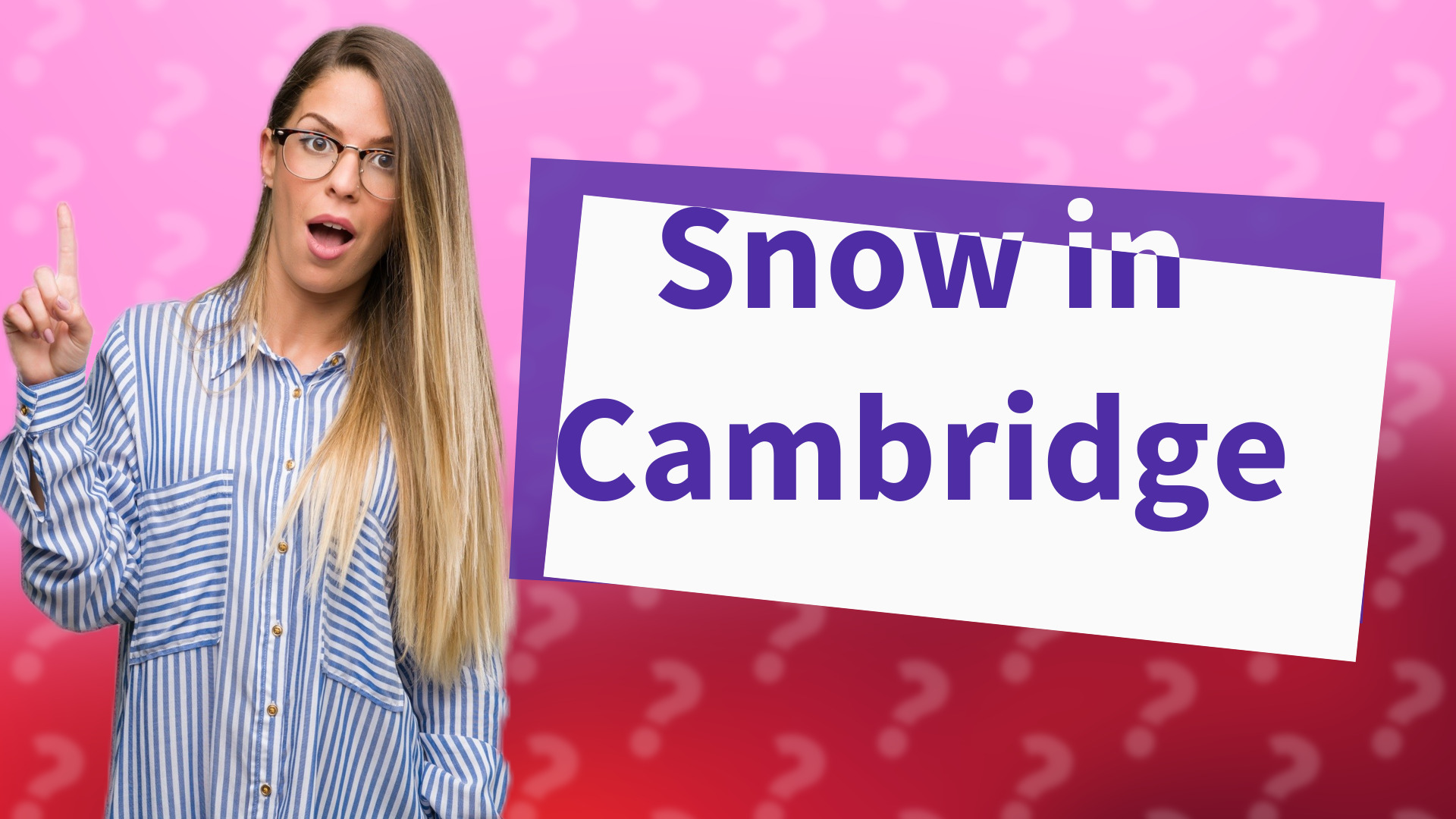 Snow in Cambridge
