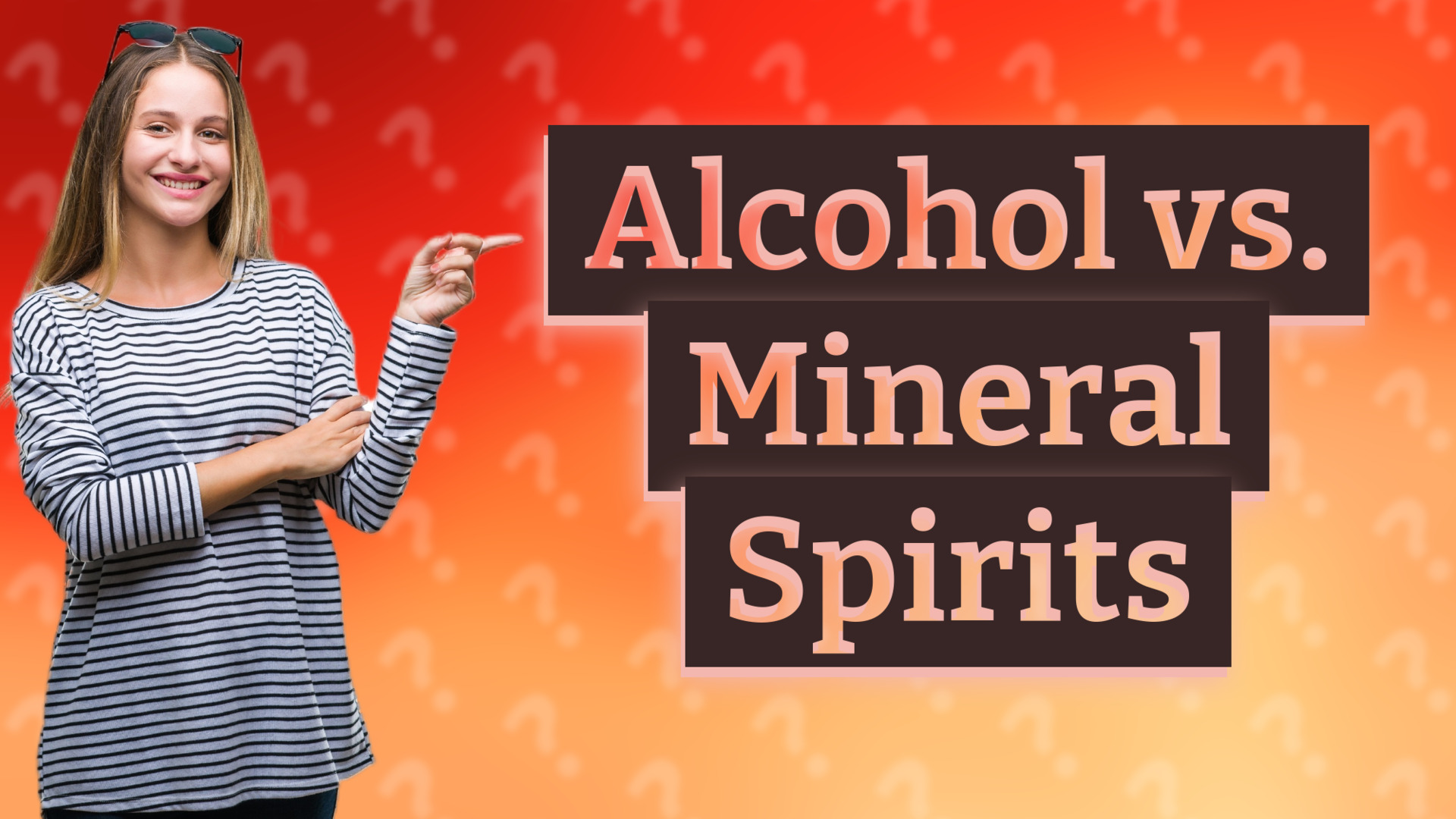 Alcohol vs. Mineral Spirits