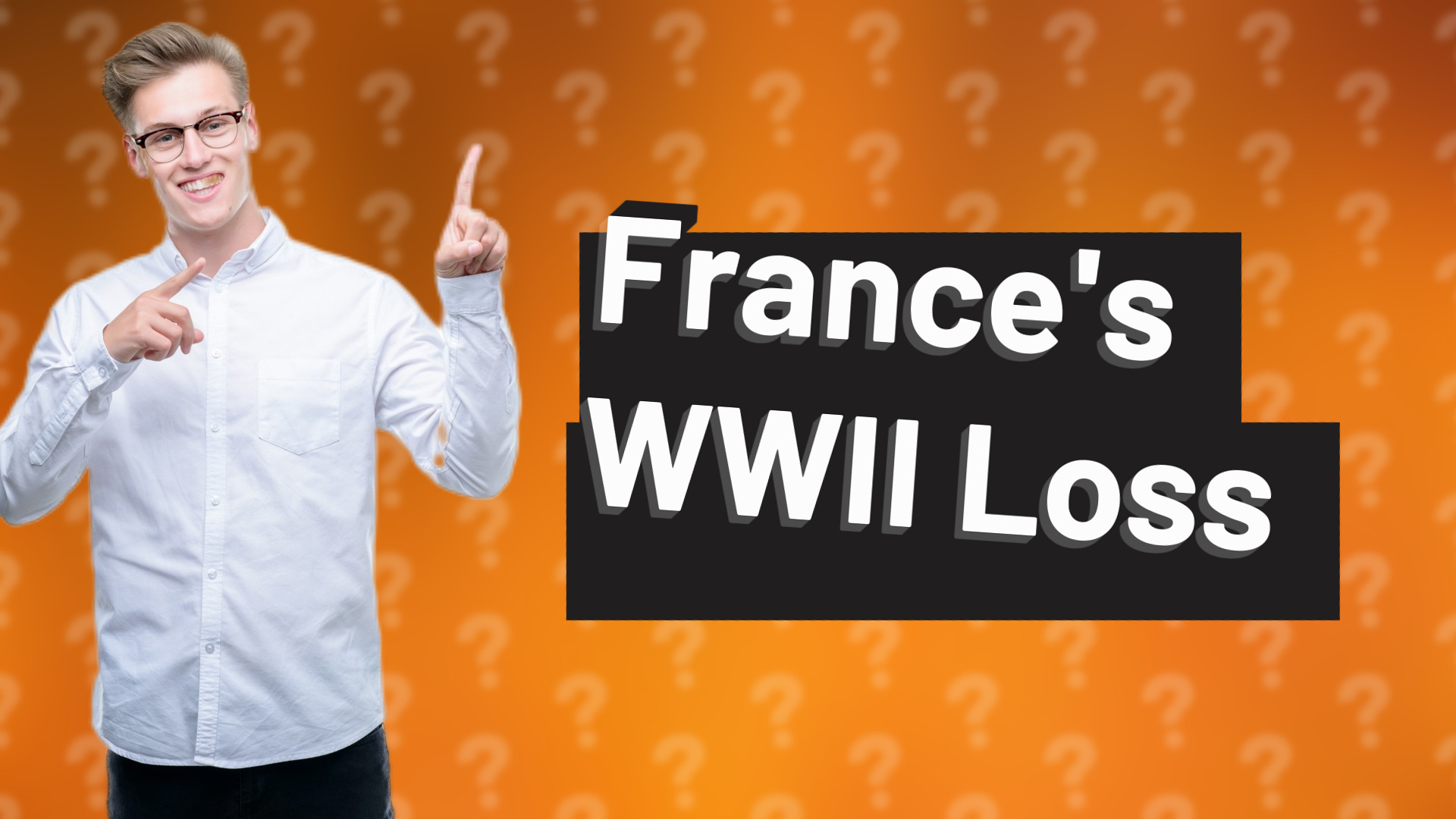 France's WWII Loss