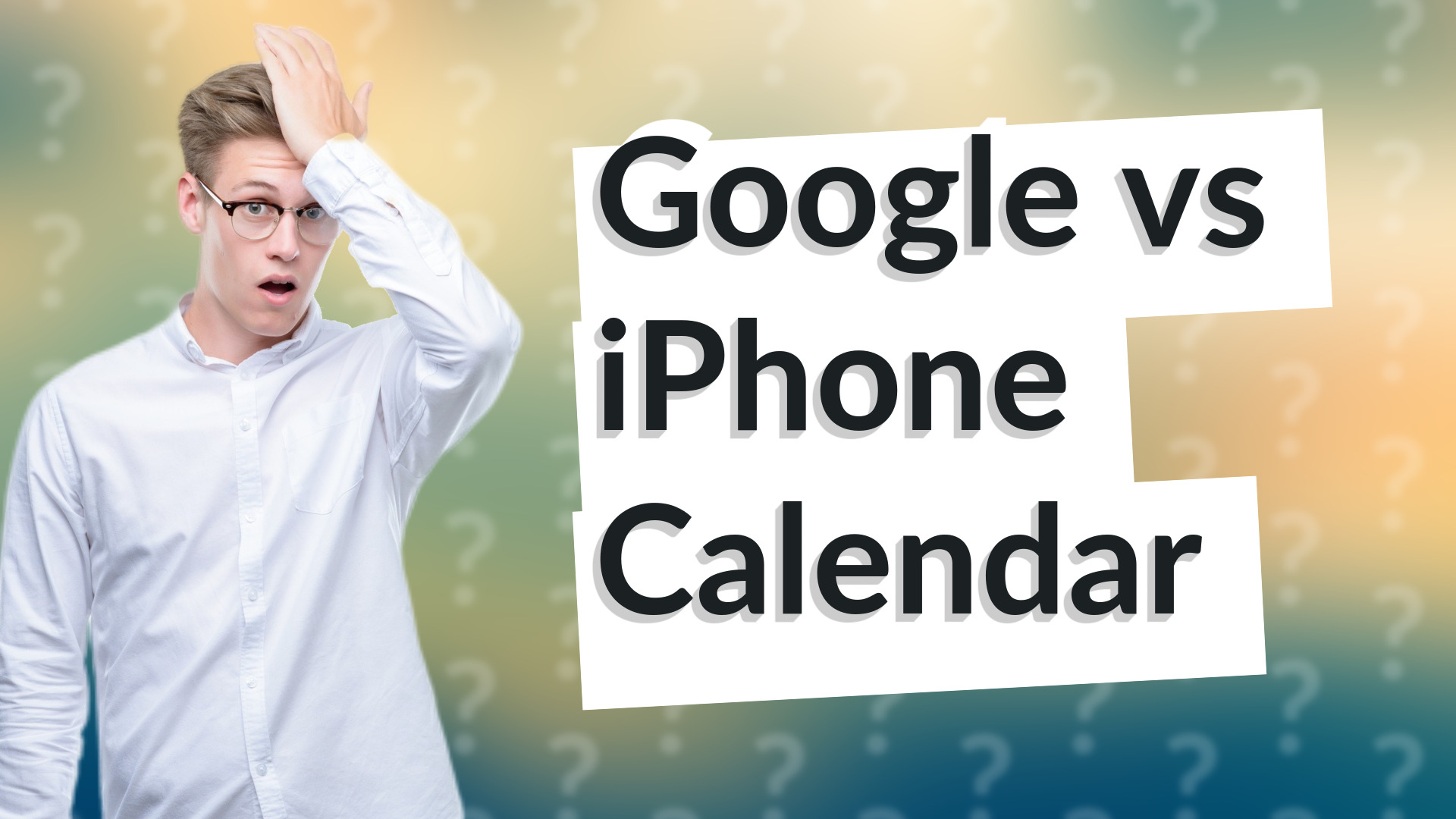 Google vs iPhone Calendar