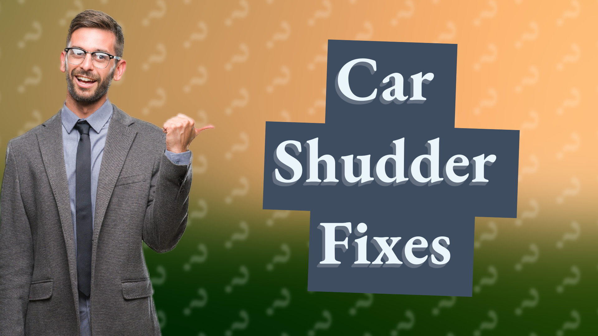Car Shudder Fixes