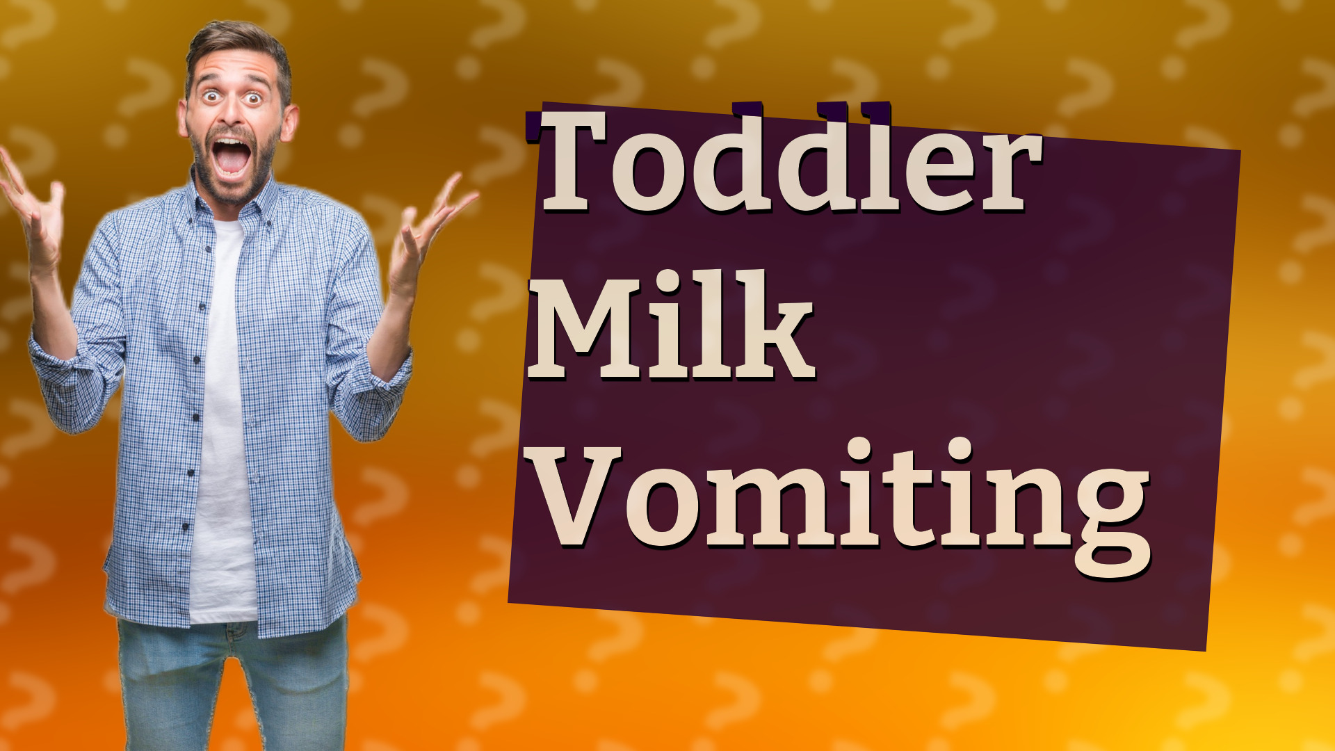 Toddler Milk Vomiting