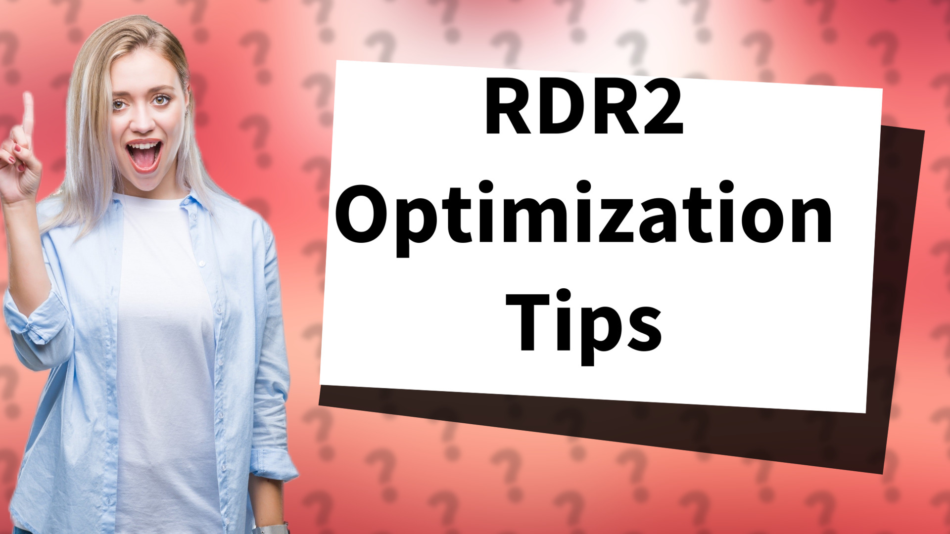 RDR2 Optimization Tips