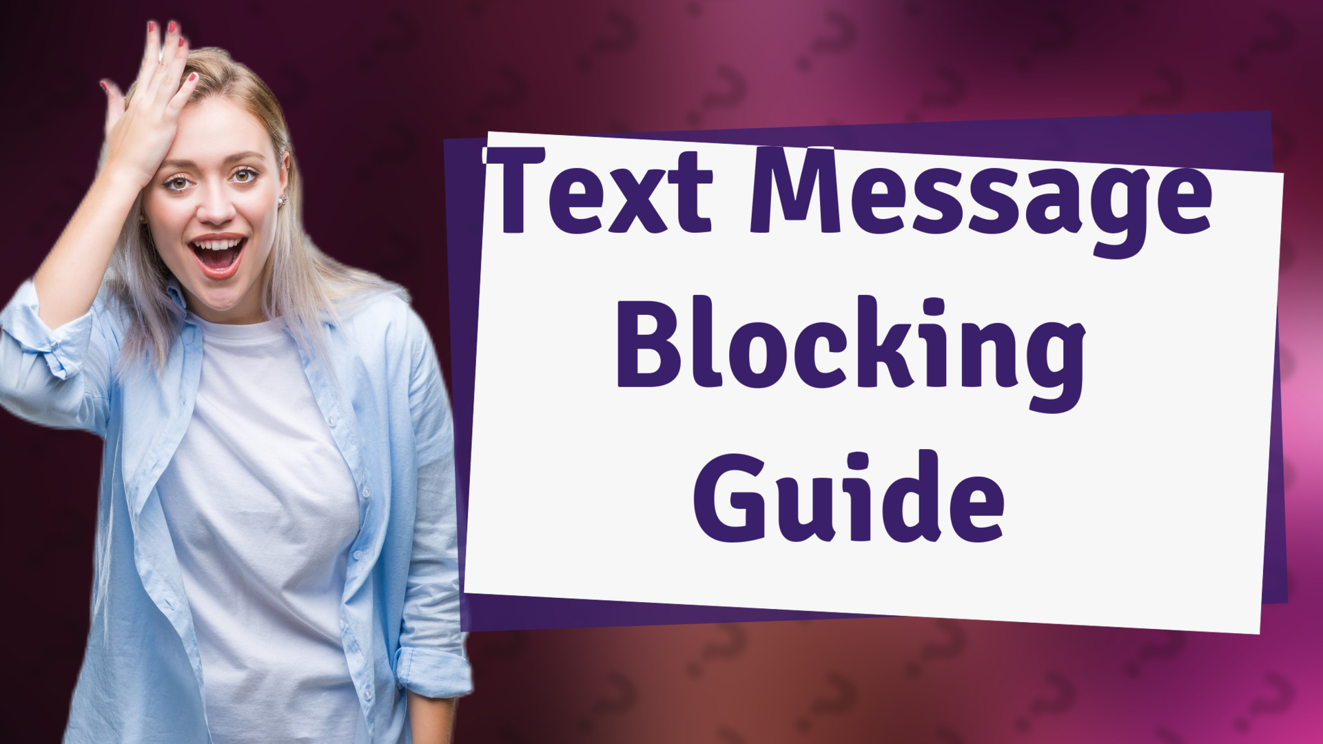 Text Message Blocking Guide