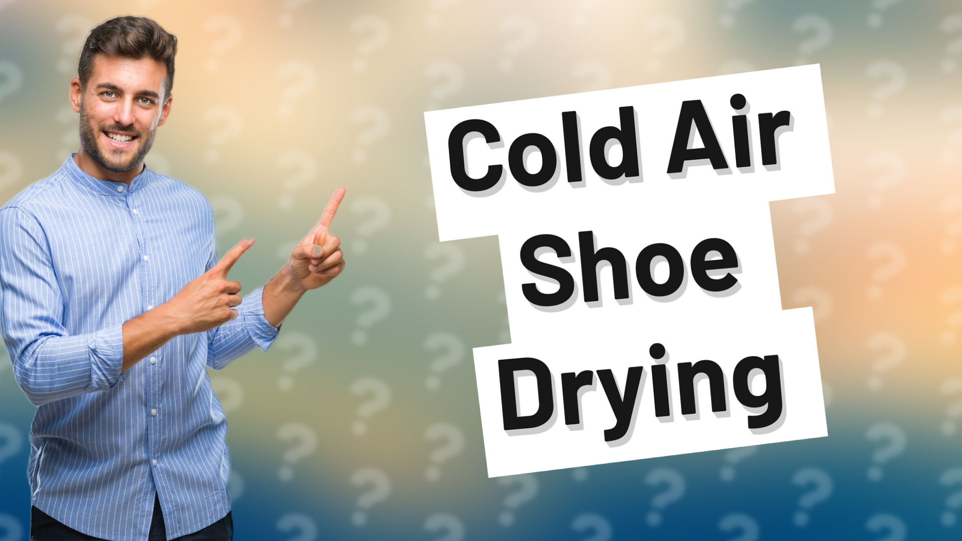 Cold Air Shoe Drying