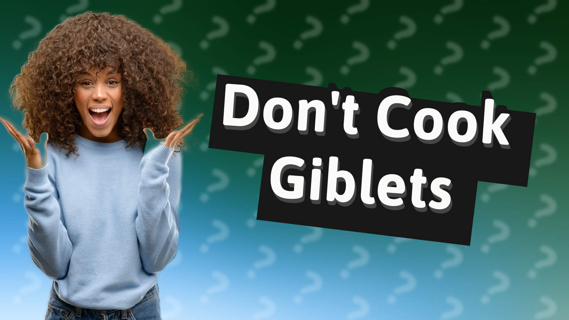 Don't Cook Giblets