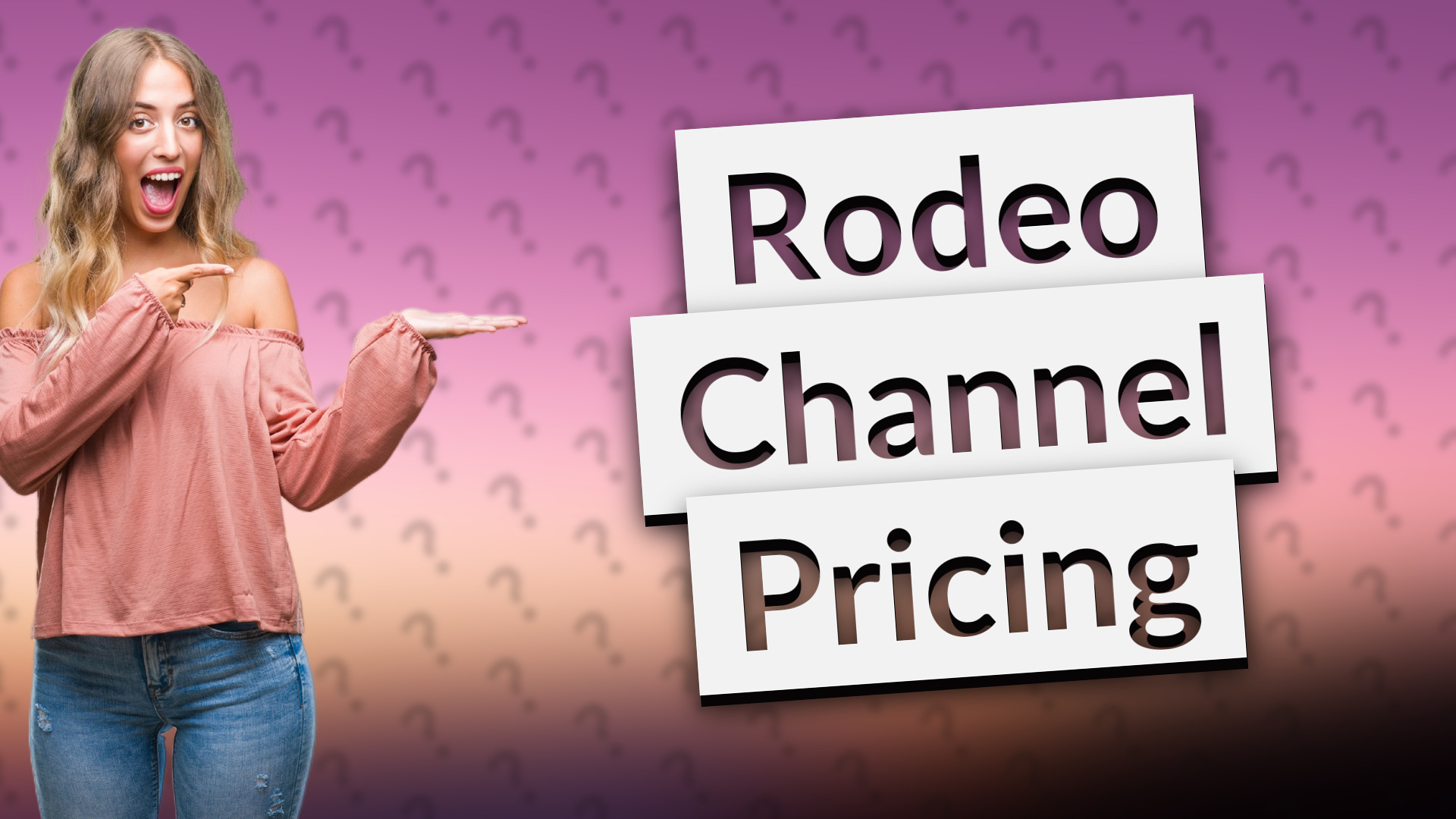 Rodeo Channel Pricing