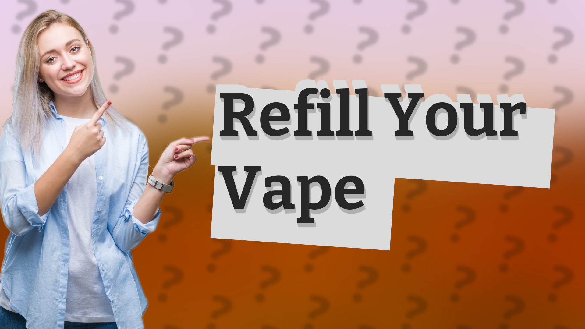 Refill Your Vape