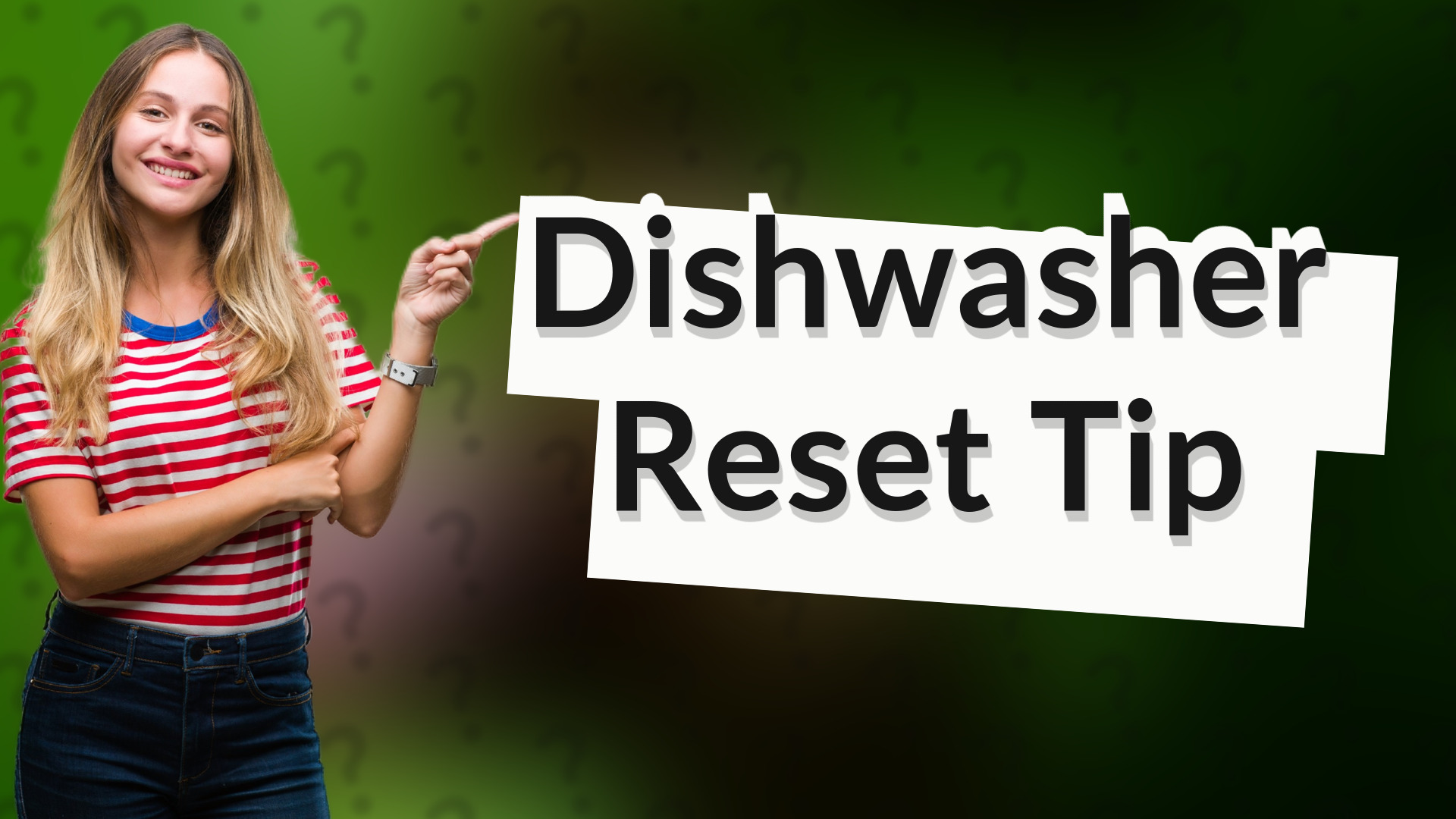 Dishwasher Reset Tip