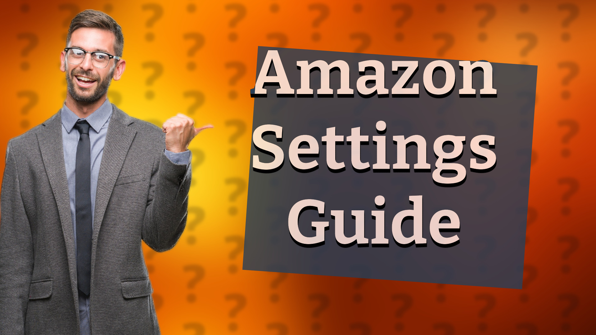 Amazon Settings Guide