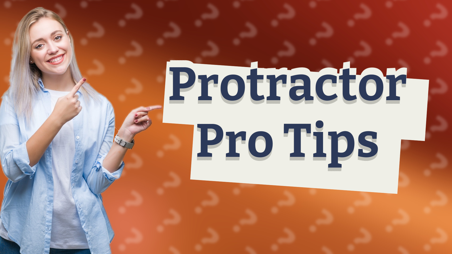 Protractor Pro Tips