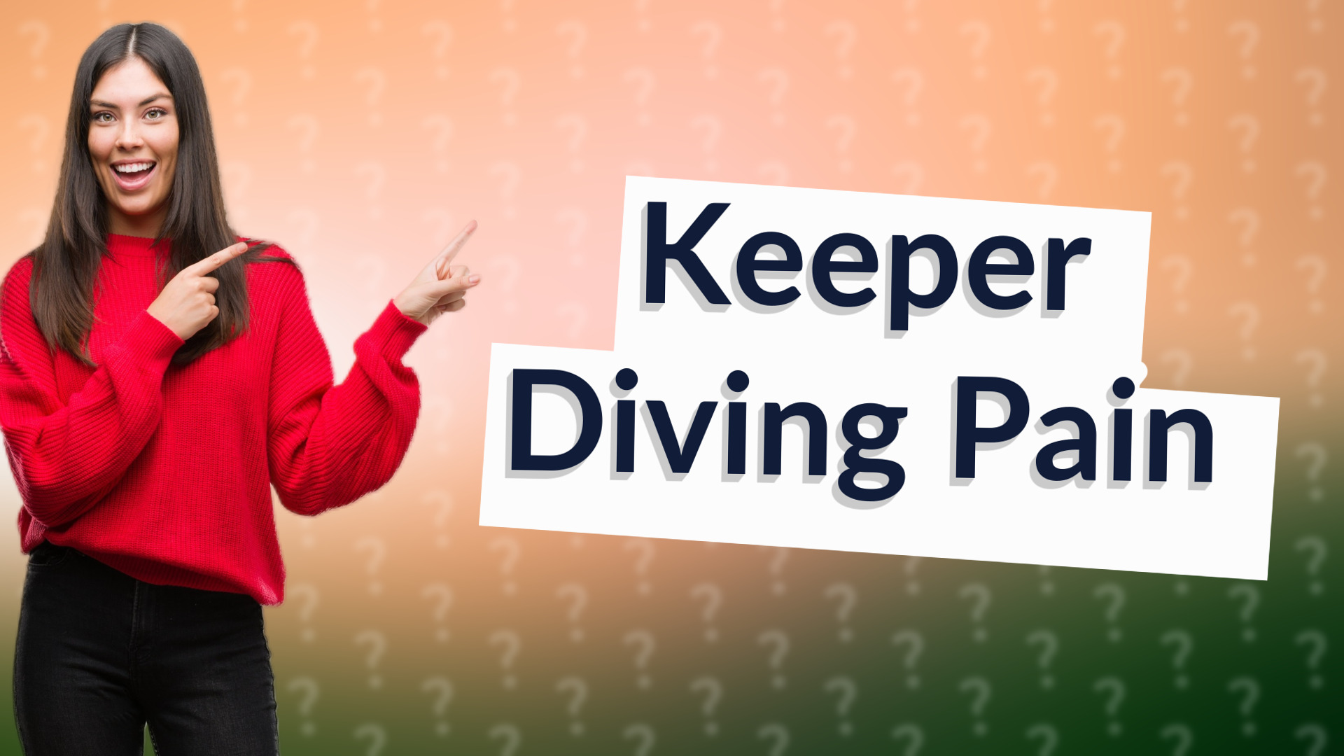 Keeper Diving Pain