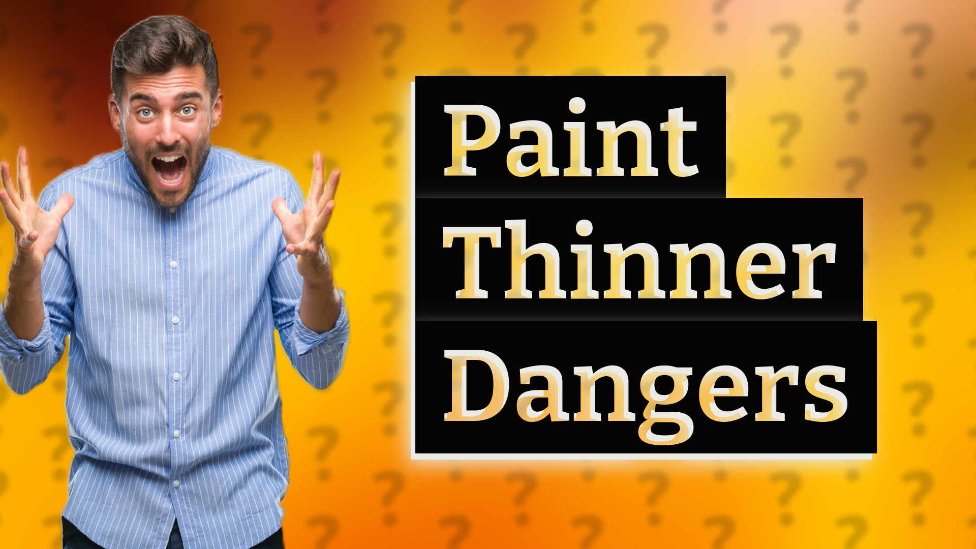 Paint Thinner Dangers