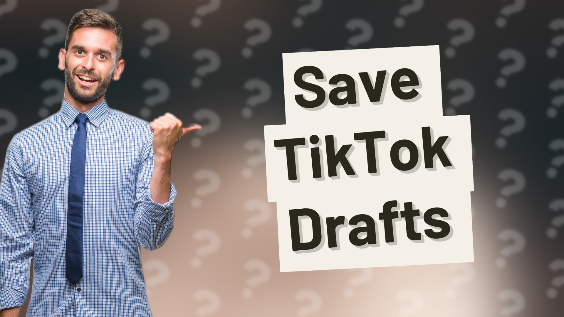 Save TikTok Drafts