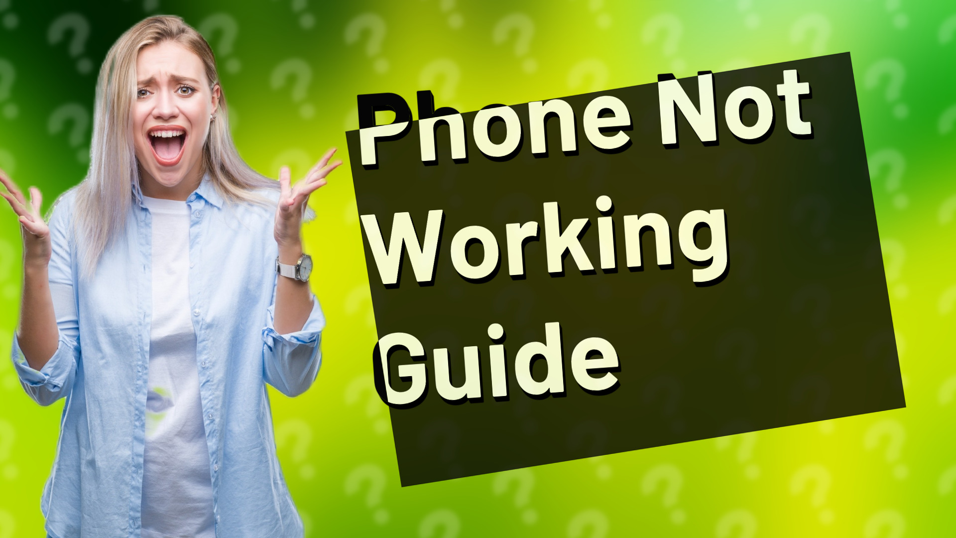 Phone Not Working Guide
