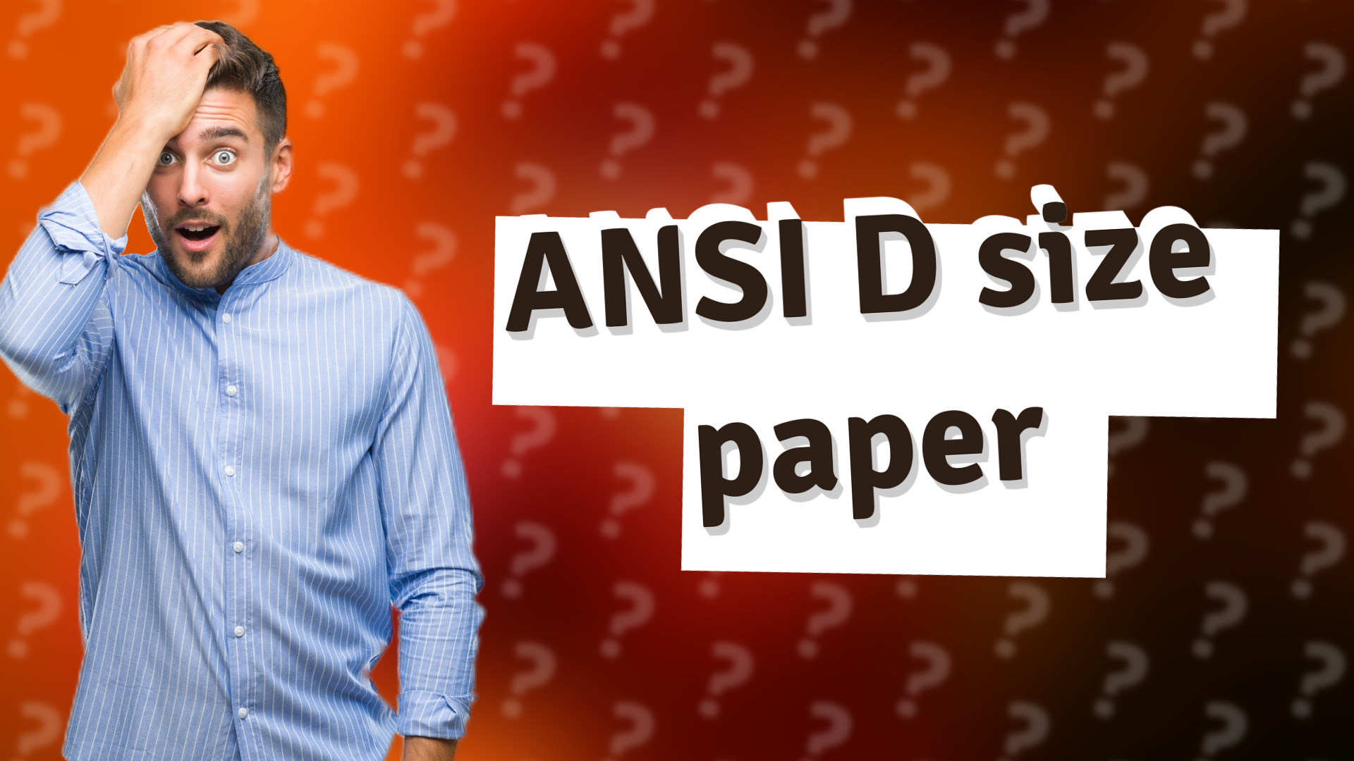 ANSI D size paper
