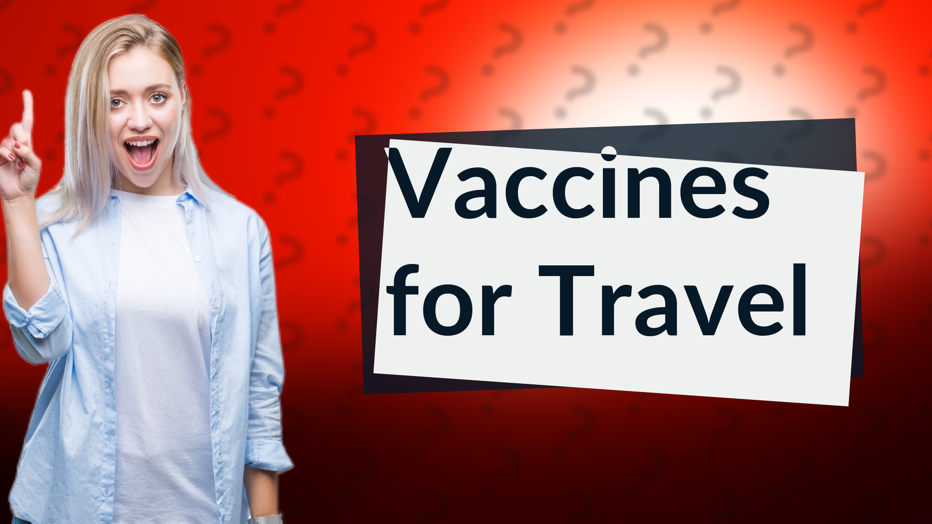 Vaccines for Travel