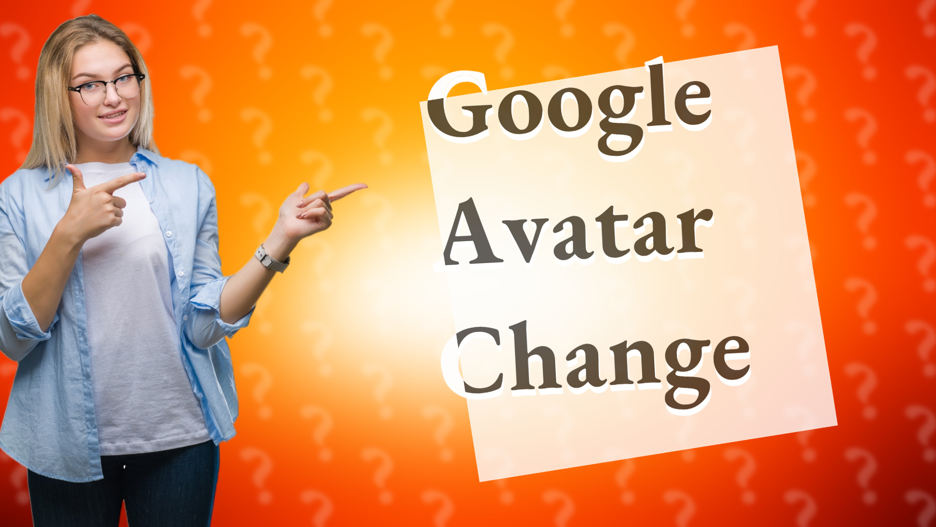 Google Avatar Change
