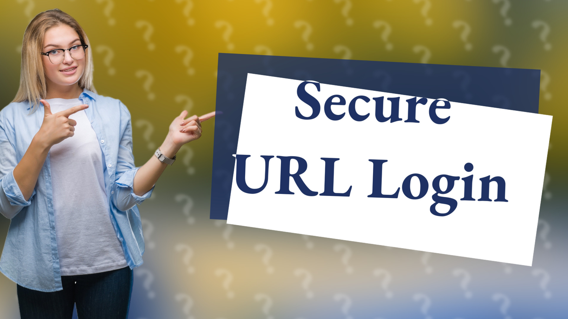 Secure URL Login