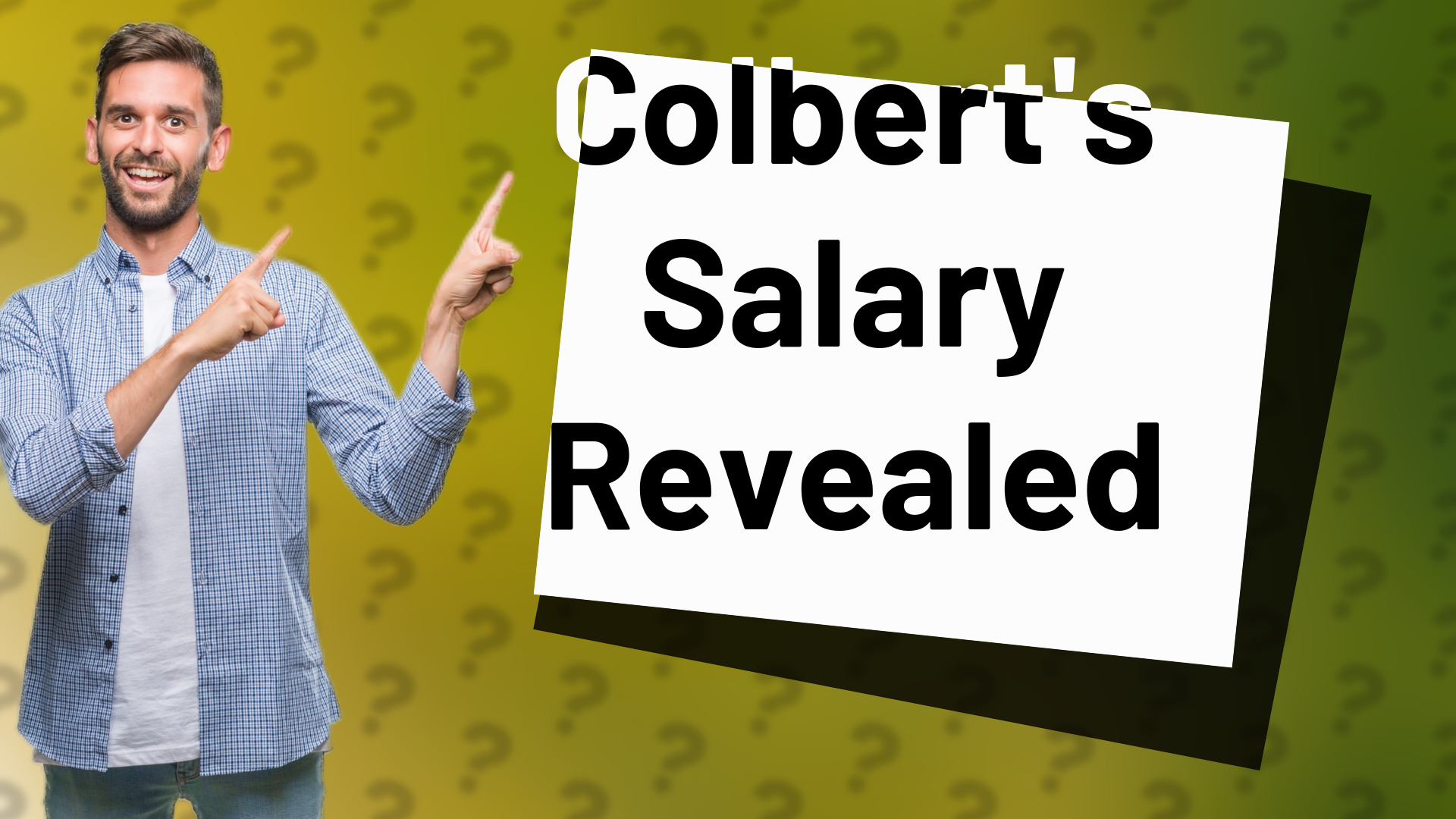 Colbert's Salary Revealed