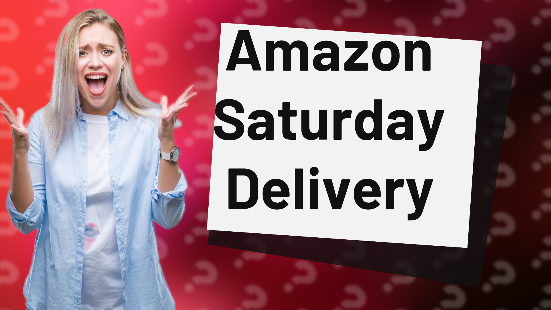 Amazon Saturday Delivery