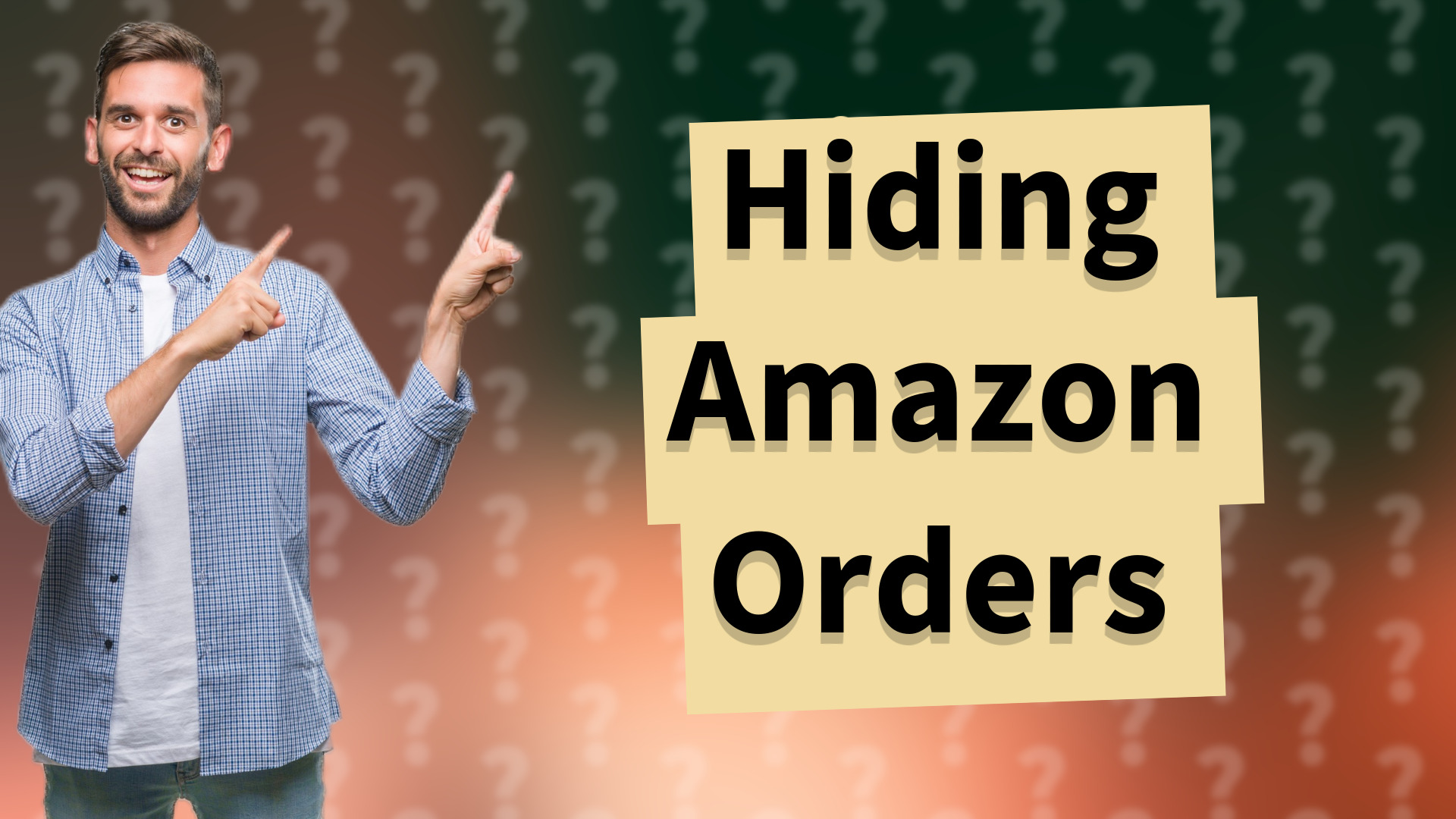 Hiding Amazon Orders
