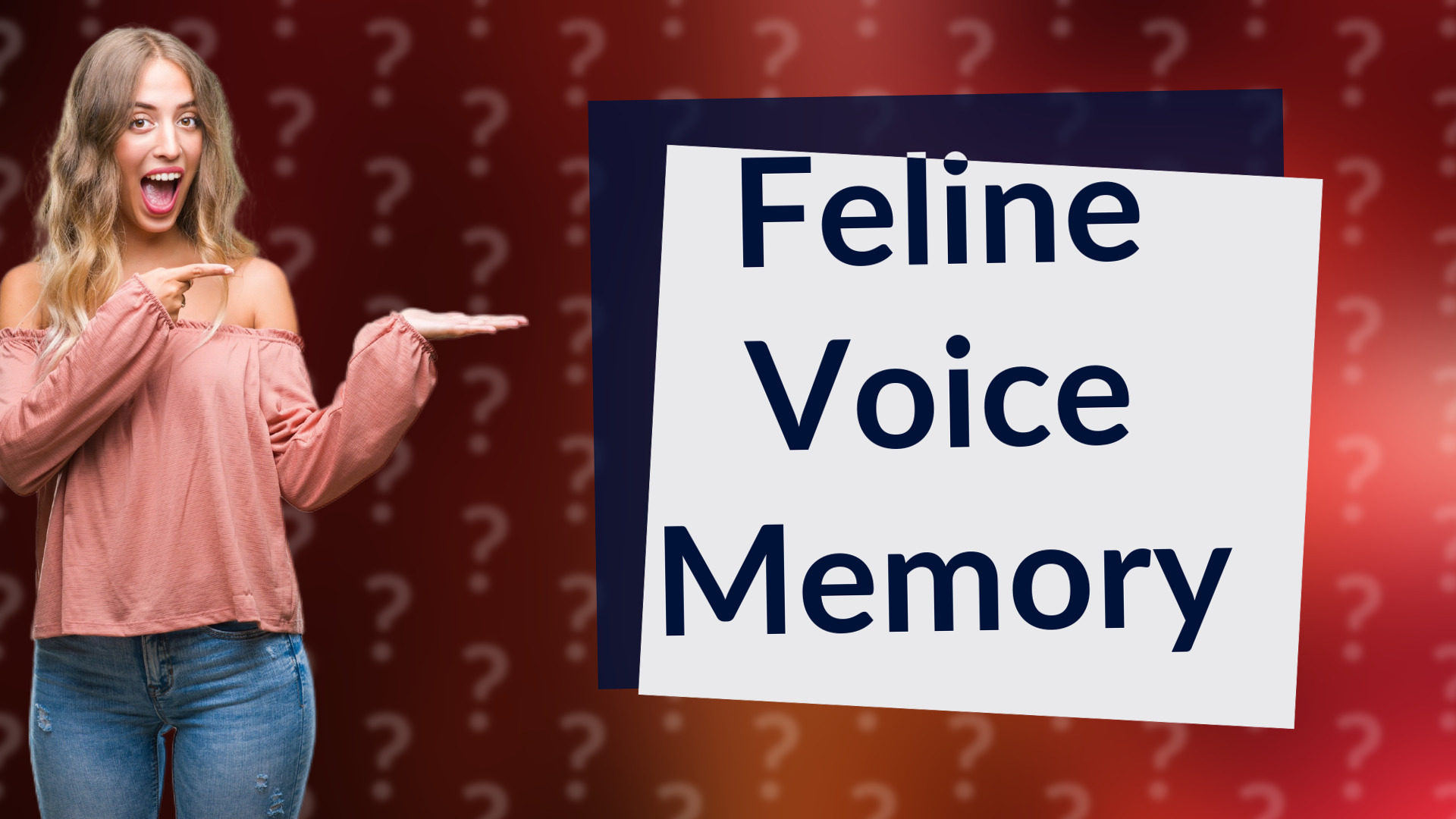 Feline Voice Memory