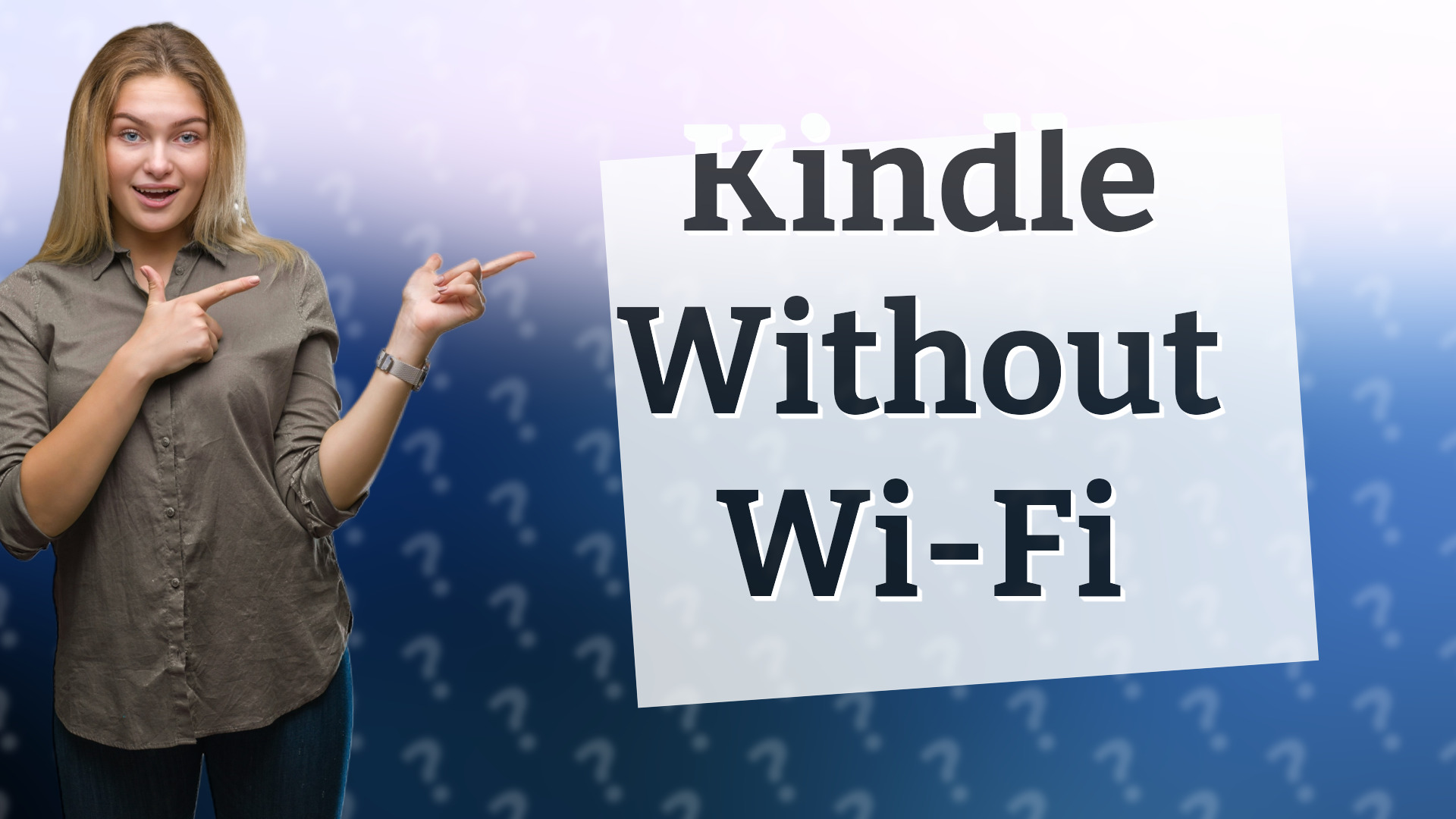 Kindle Without Wi-Fi