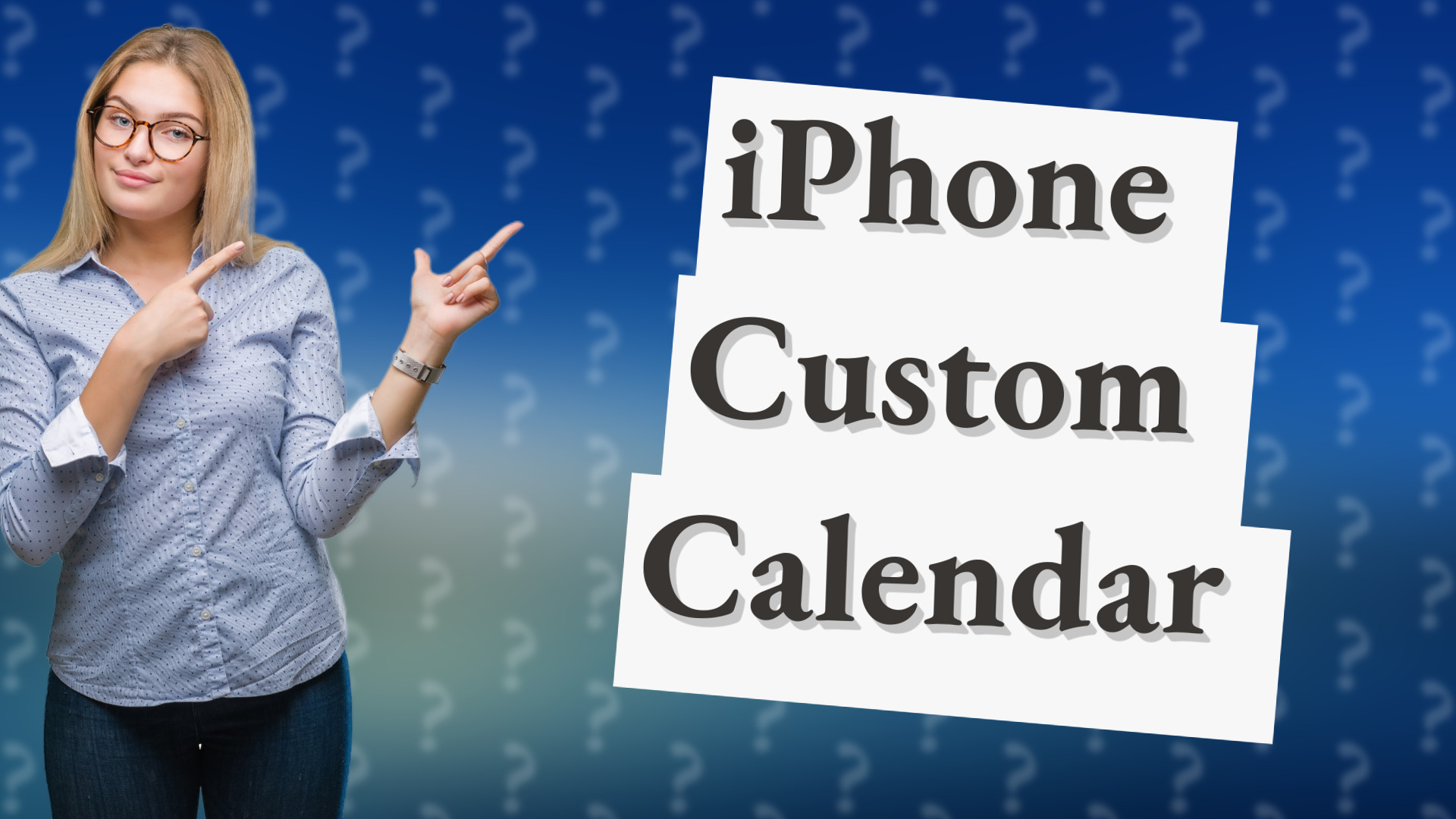 iPhone Custom Calendar