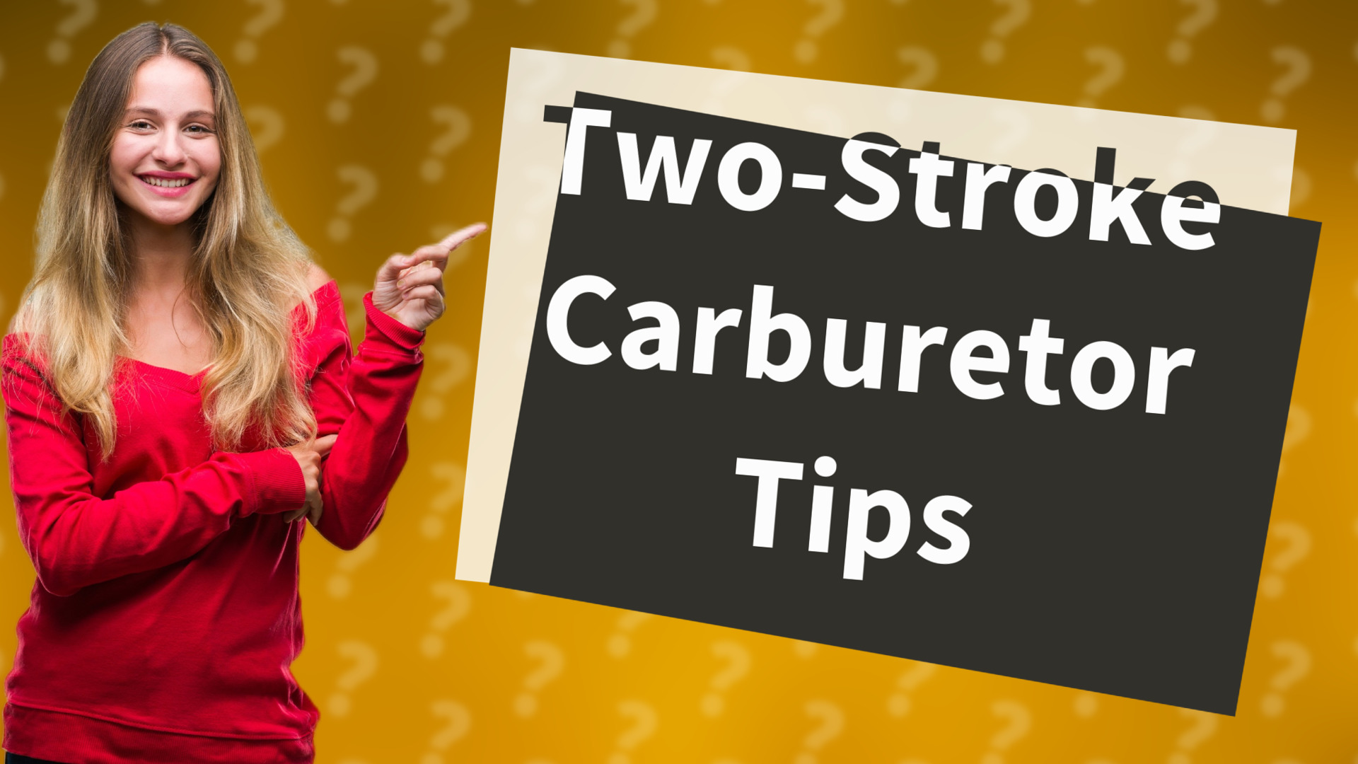 Two-Stroke Carburetor Tips