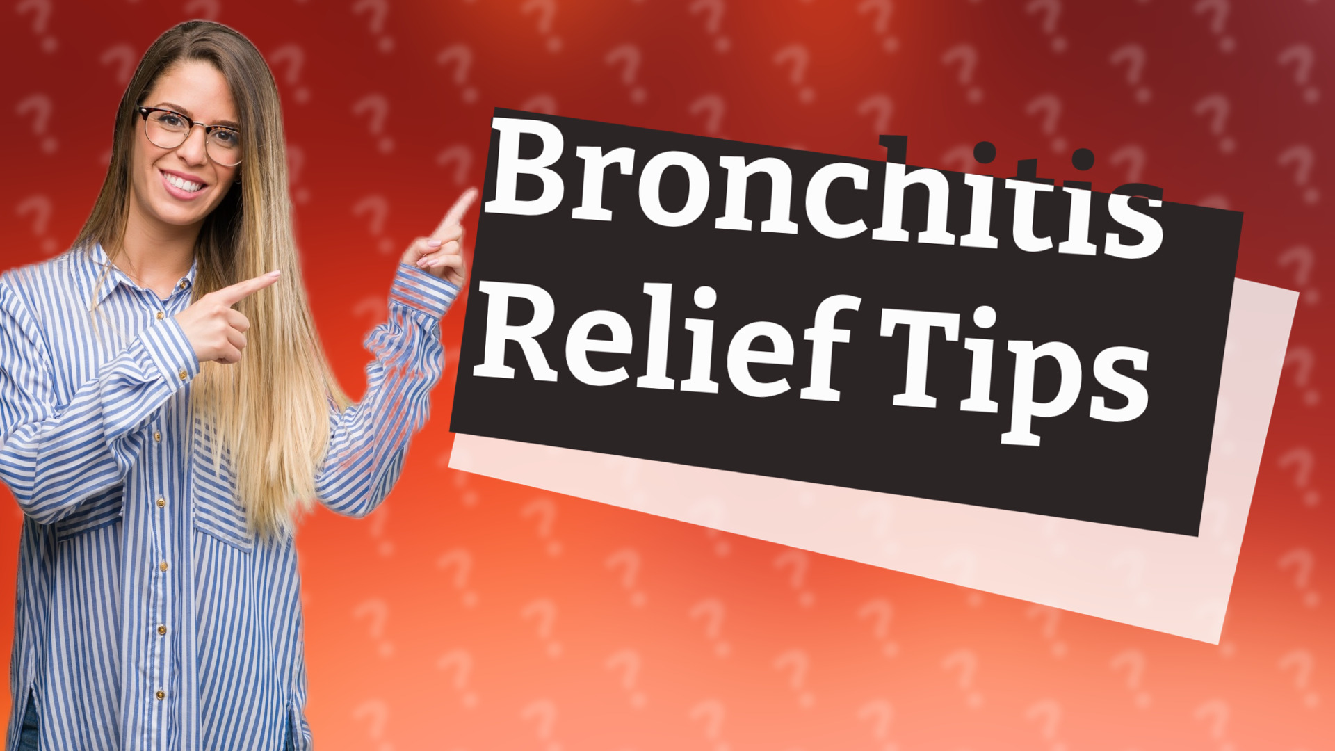 Bronchitis Relief Tips