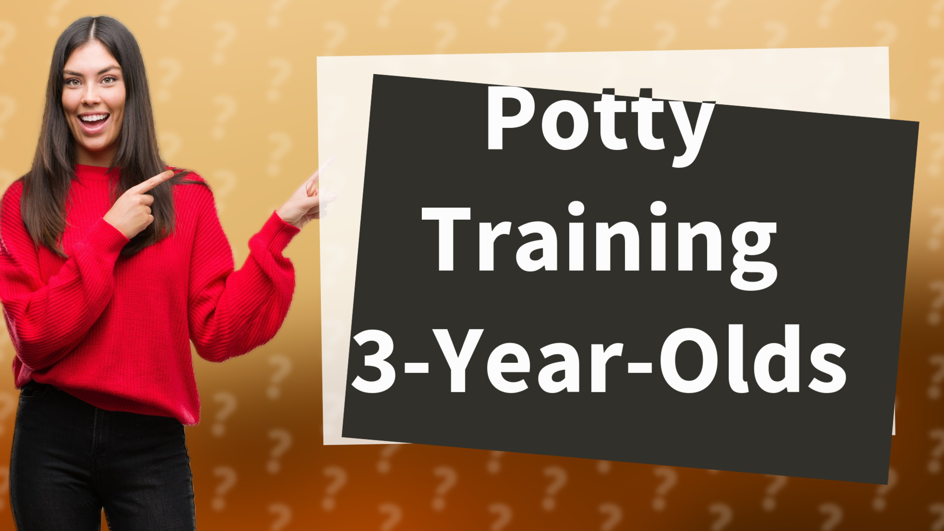 Potty Training 3-Year-Olds