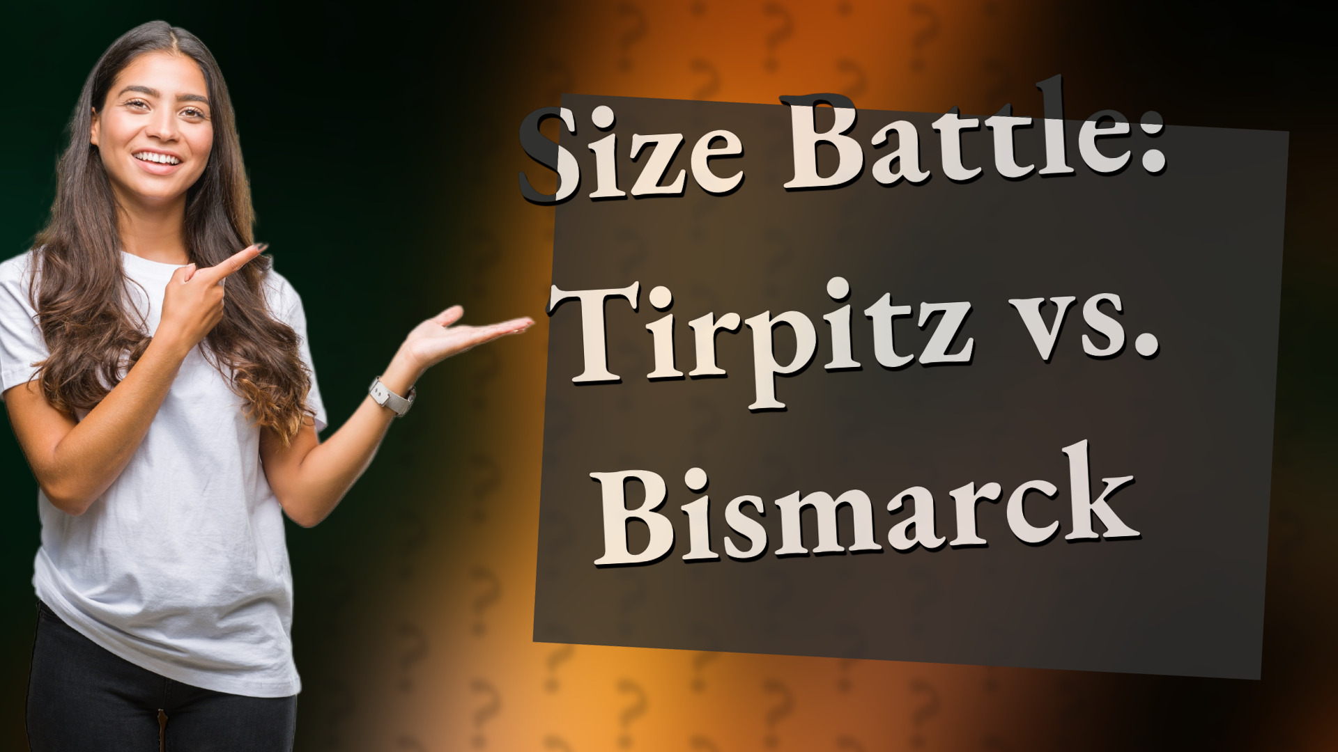 Size Battle: Tirpitz vs. Bismarck
