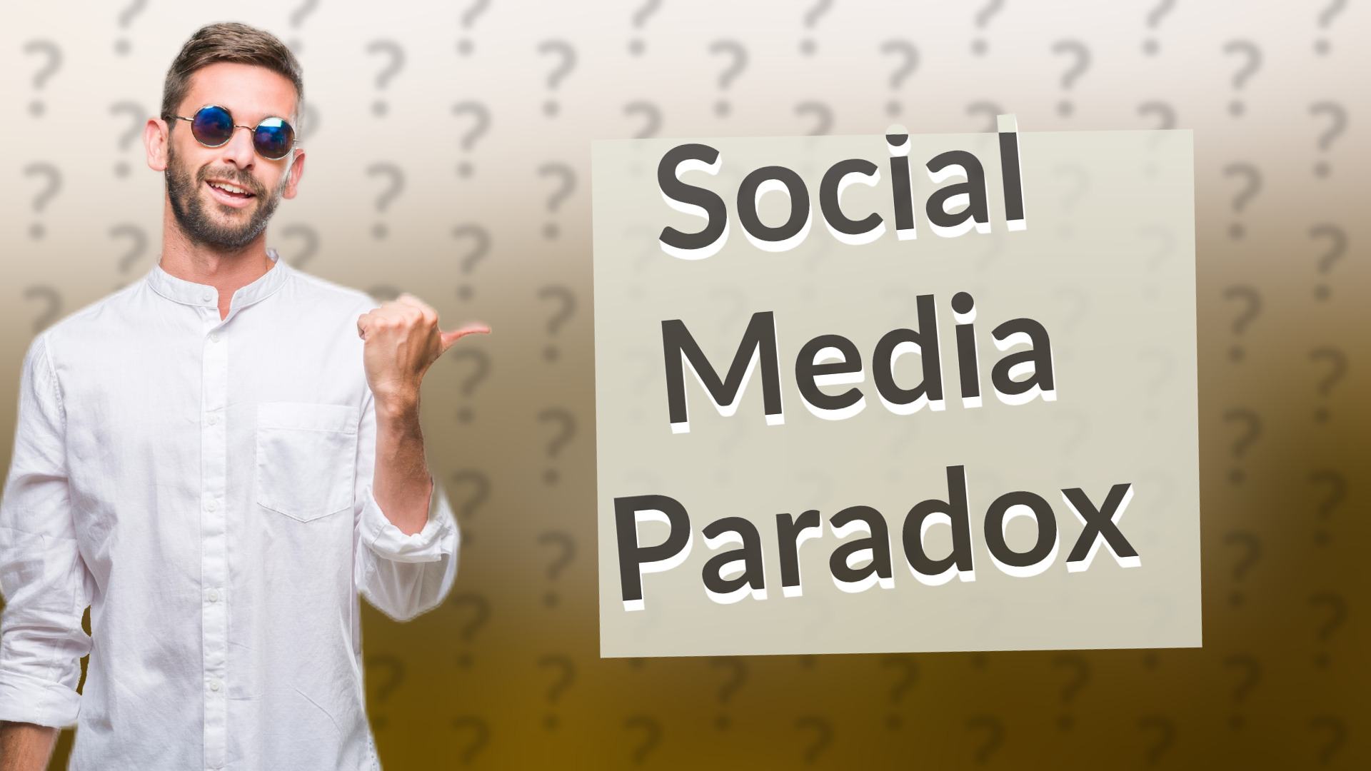 Social Media Paradox