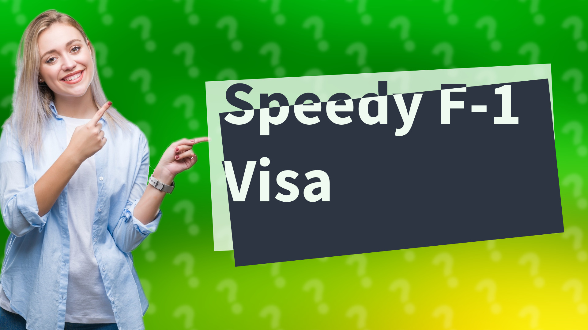 Speedy F-1 Visa