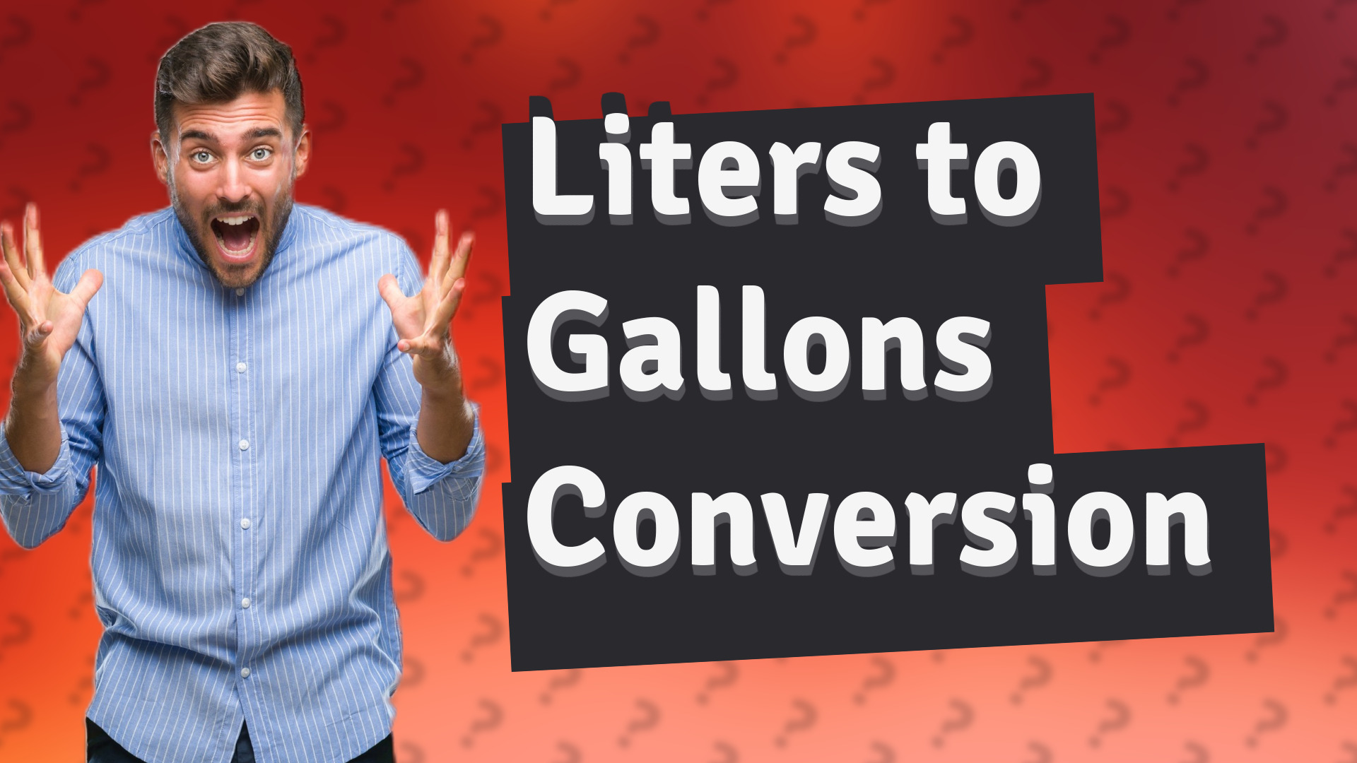 Liters to Gallons Conversion