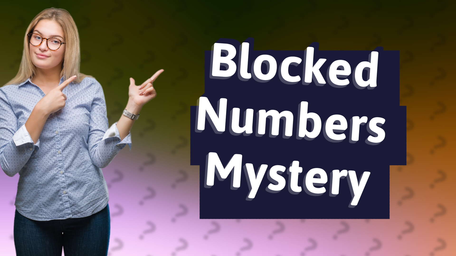 Blocked Numbers Mystery