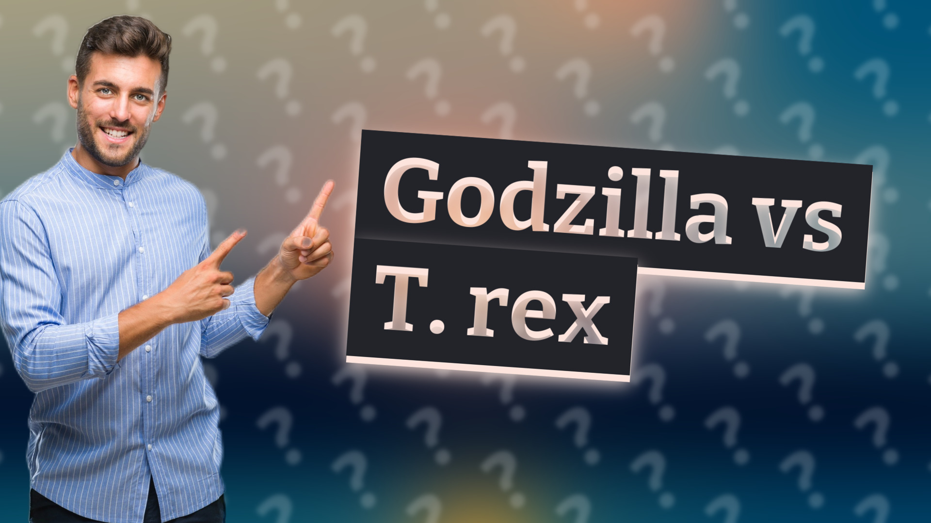 Godzilla vs T. rex