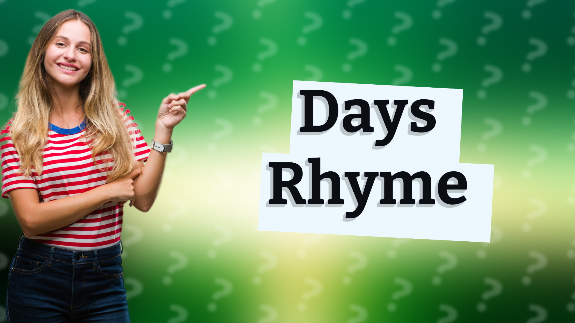 Days Rhyme