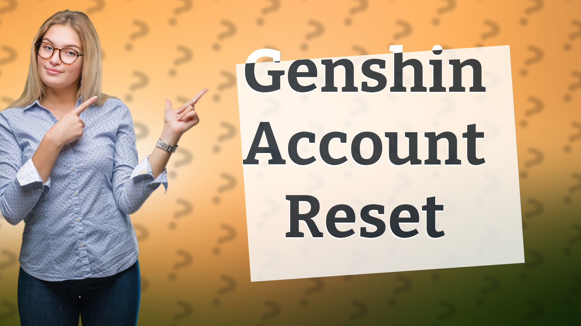 Genshin Account Reset