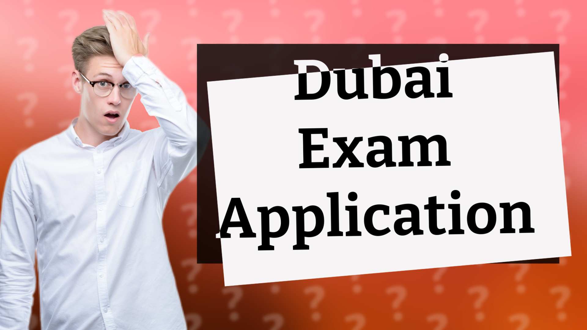 Dubai Exam Application