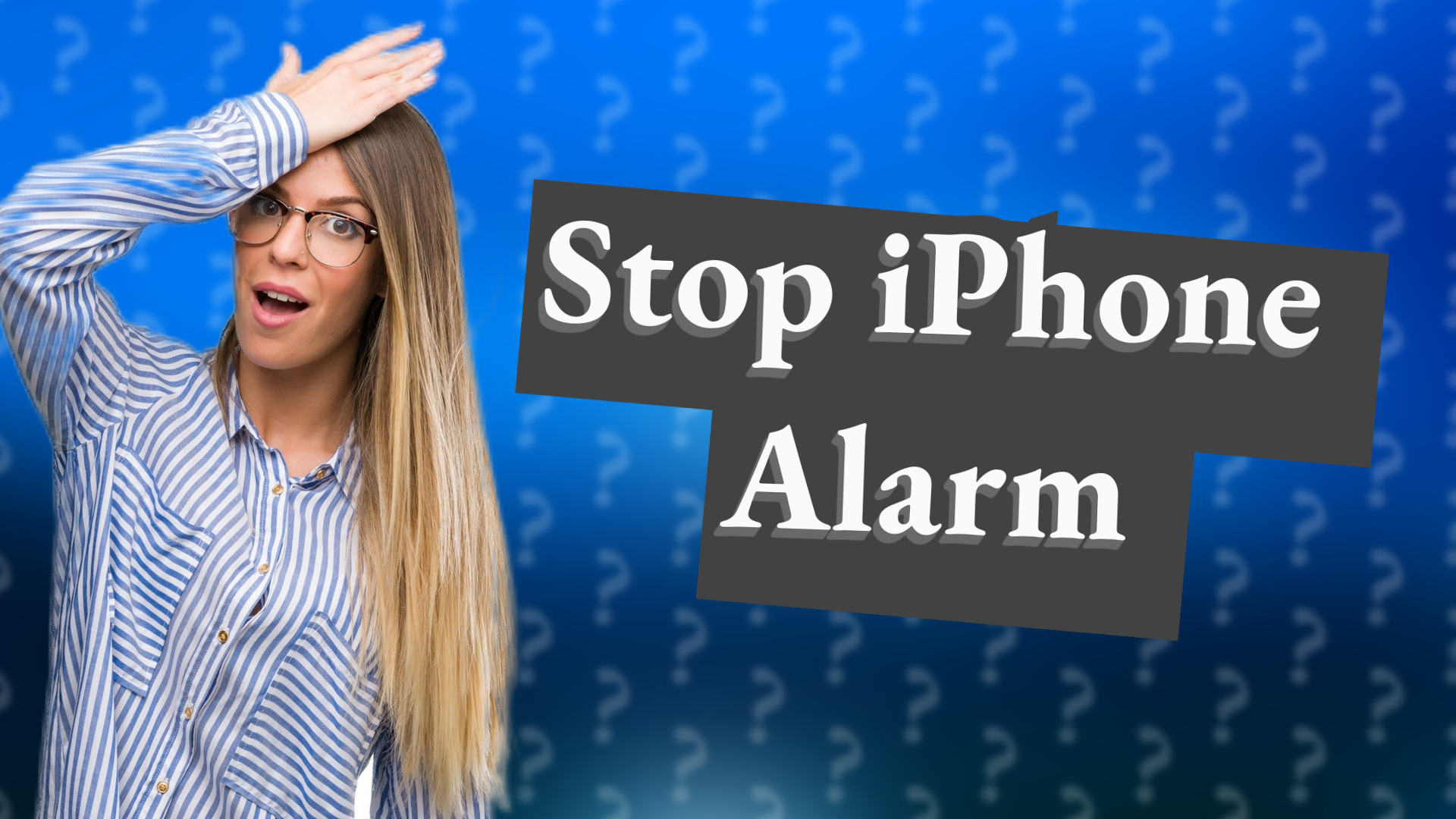 Stop iPhone Alarm