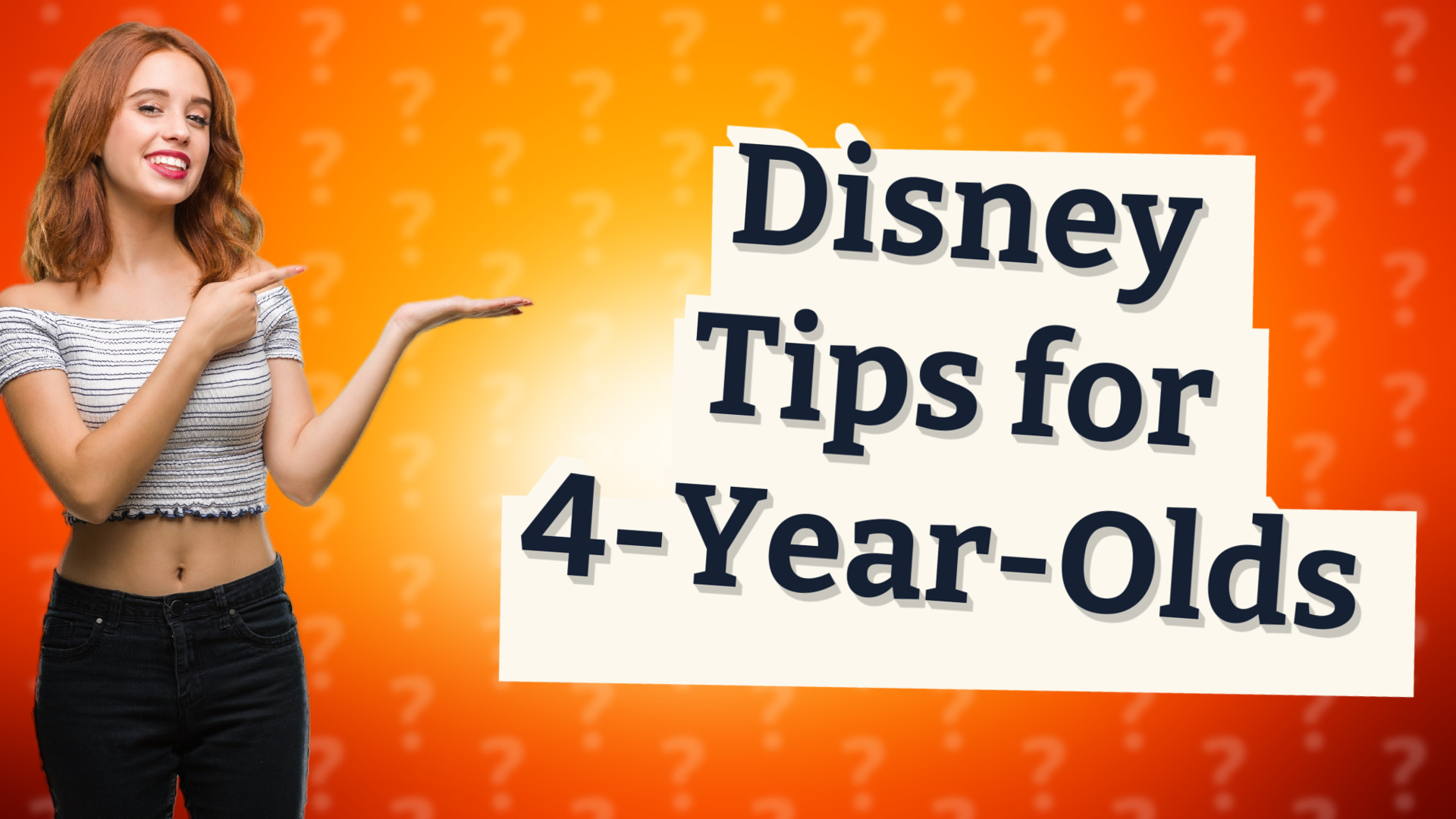 Disney Tips for 4-Year-Olds