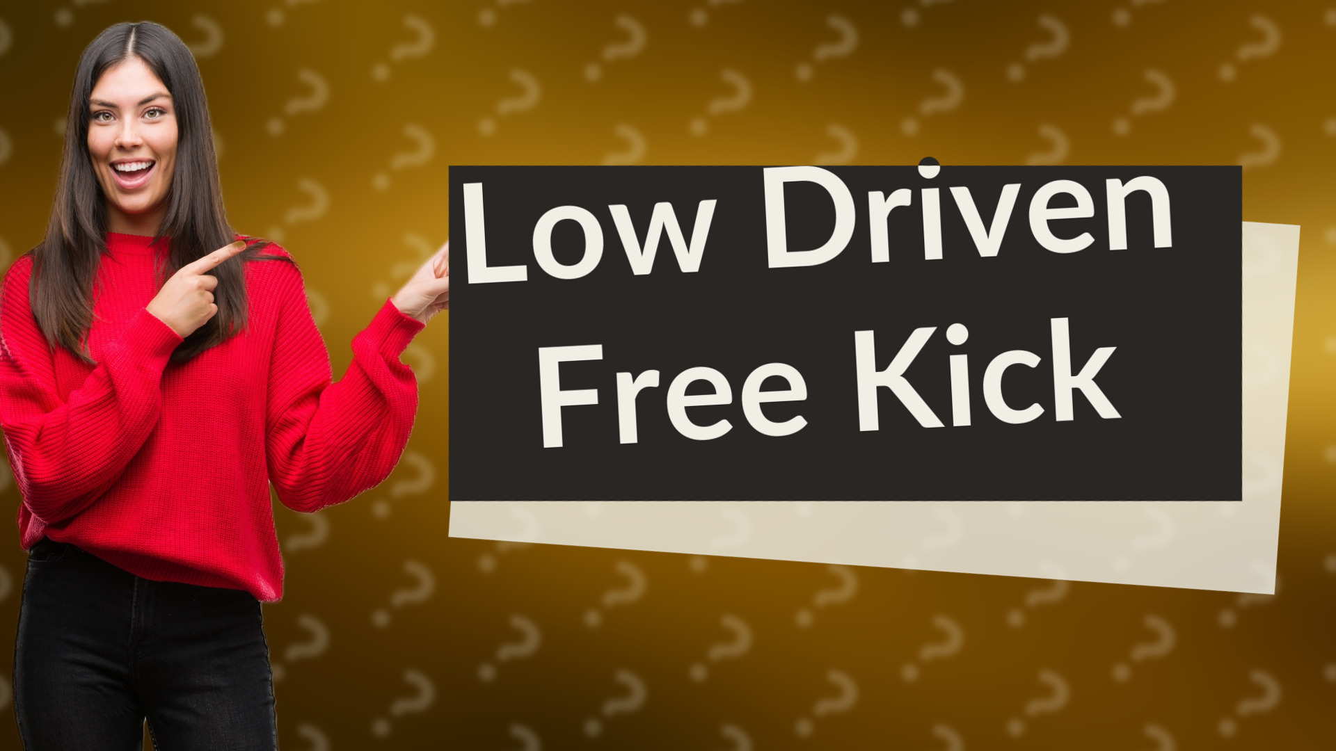 Low Driven Free Kick