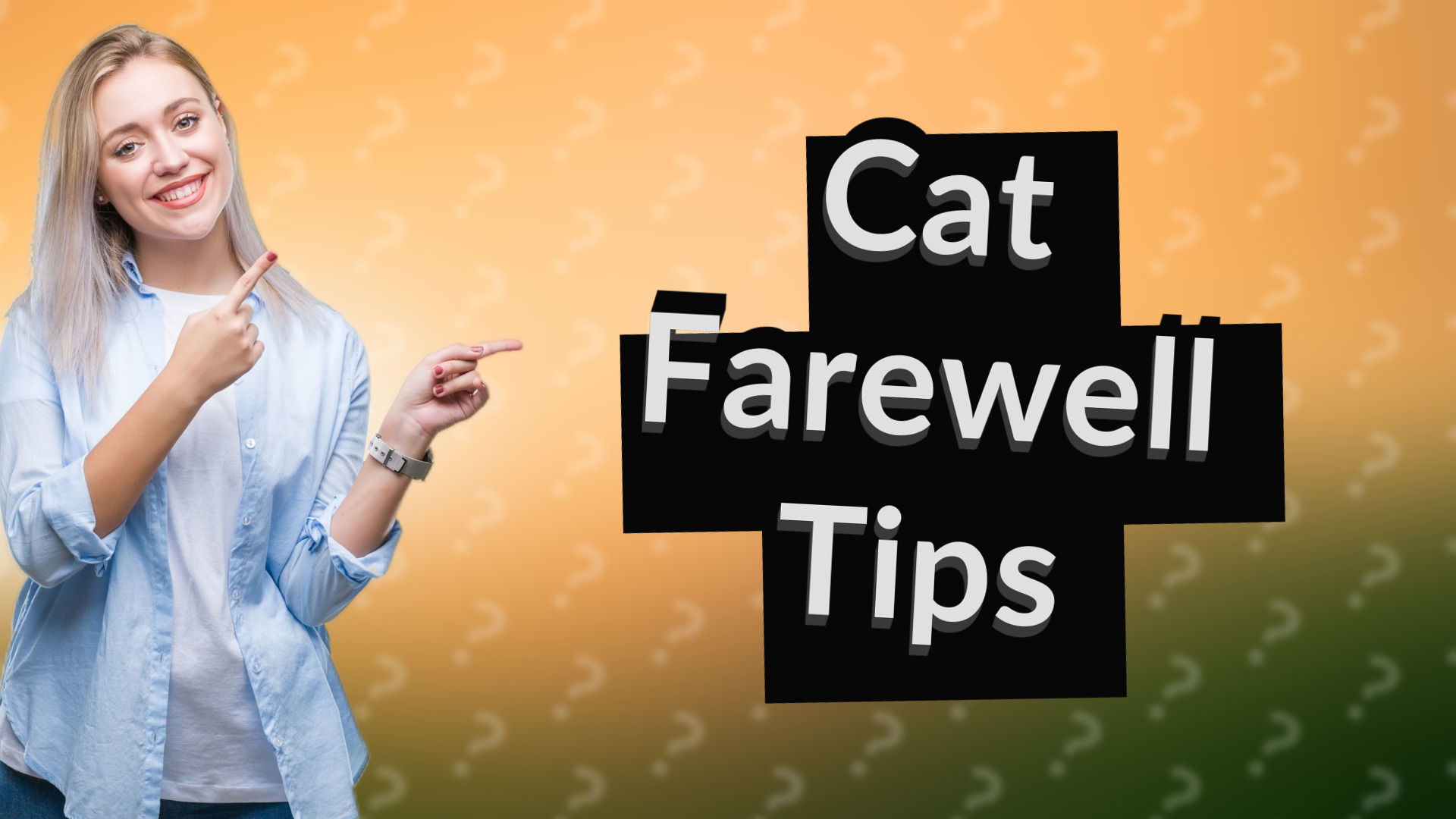 Cat Farewell Tips