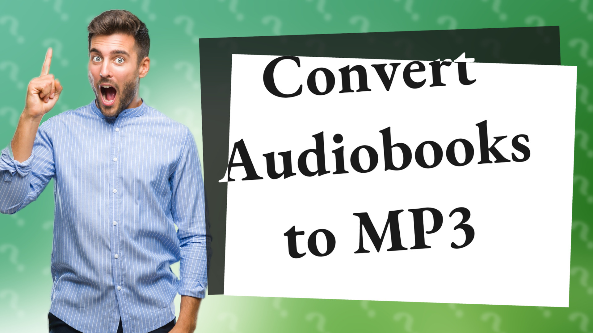 Convert Audiobooks to MP3